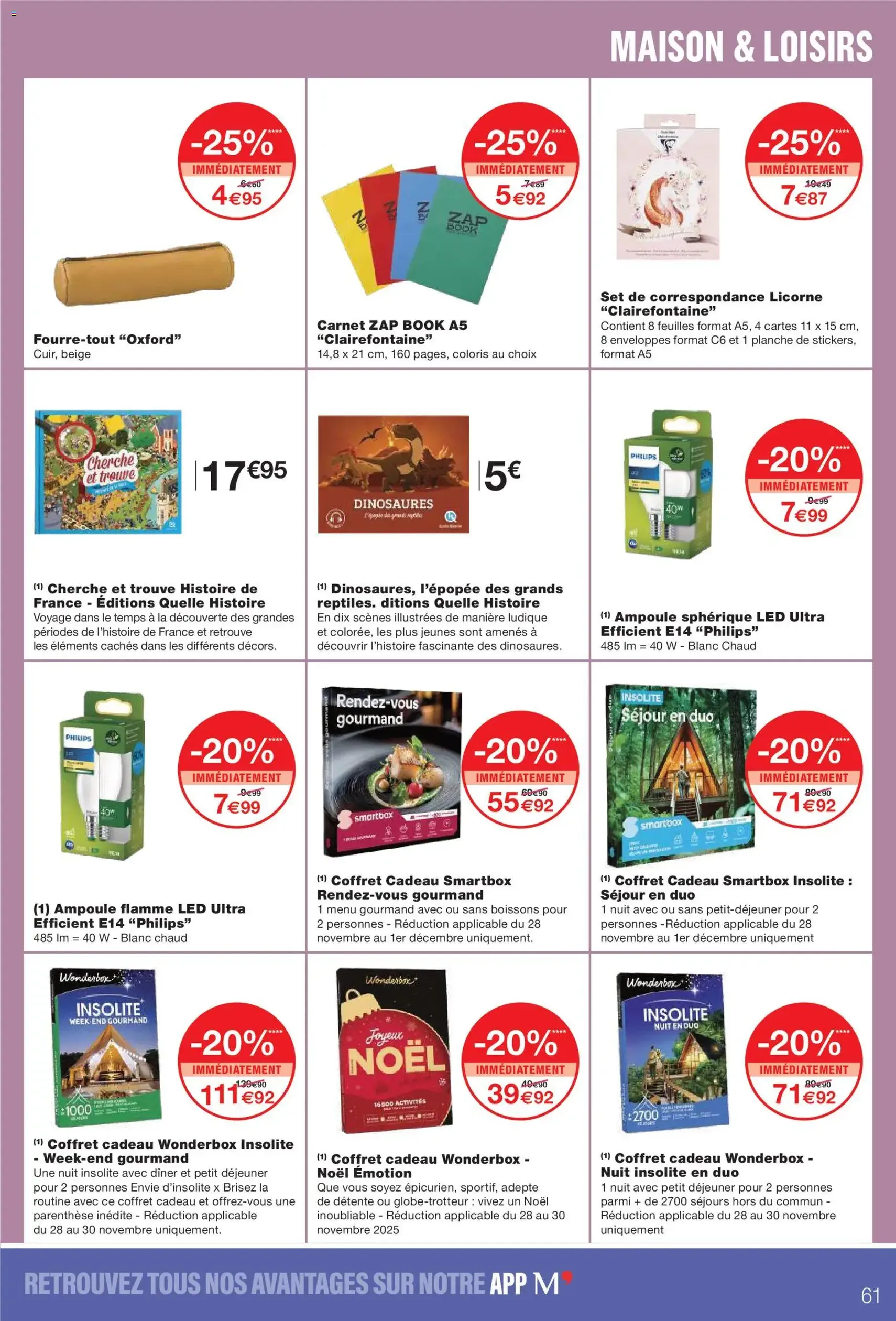 Monoprix catalogue - brochure valable à partir du 18/11/2025, page 61 sur 67