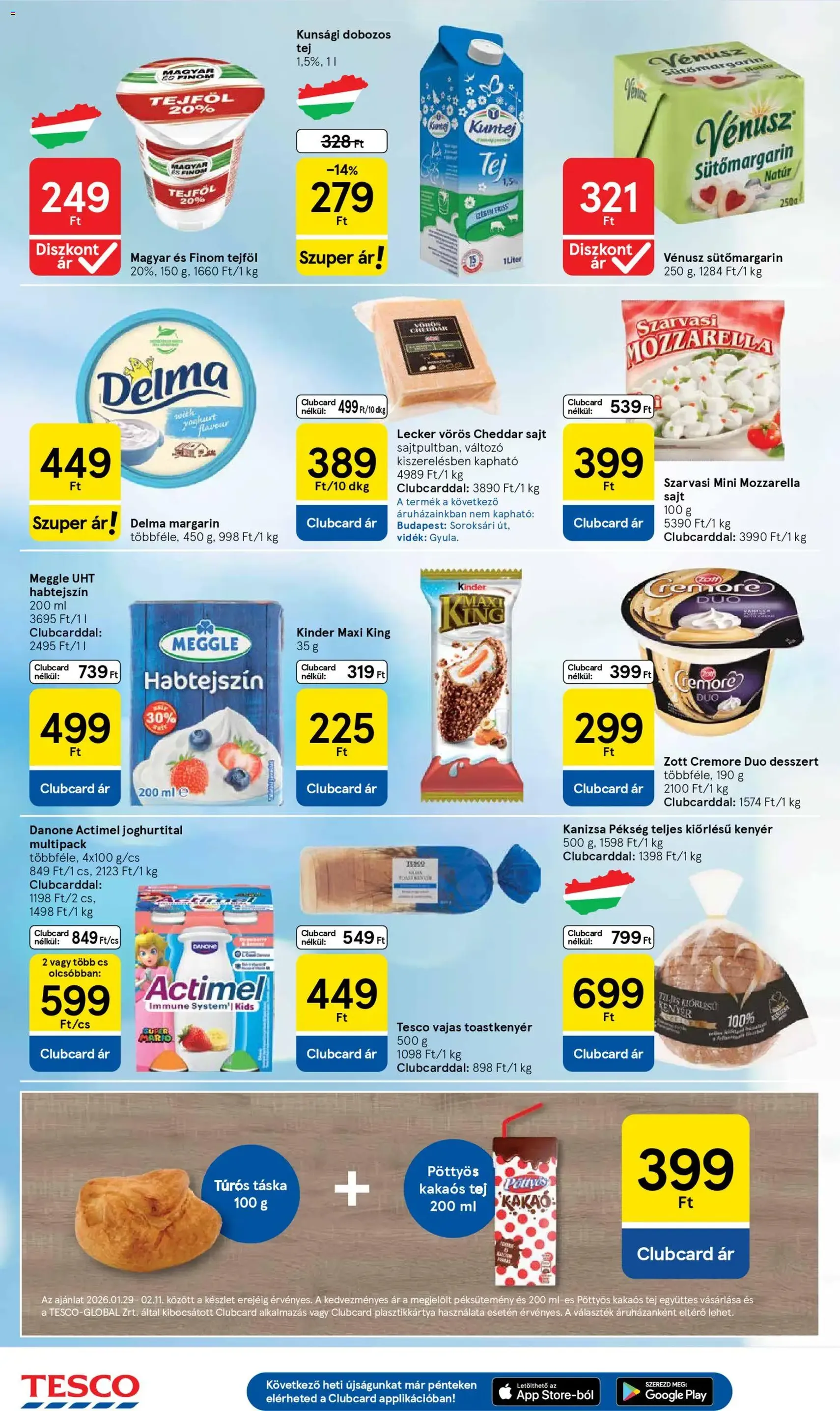 Tesco Hipermarket - Akciós újság - 2026.01.29. érvényes szórólap 4 oldal 30 oldalból