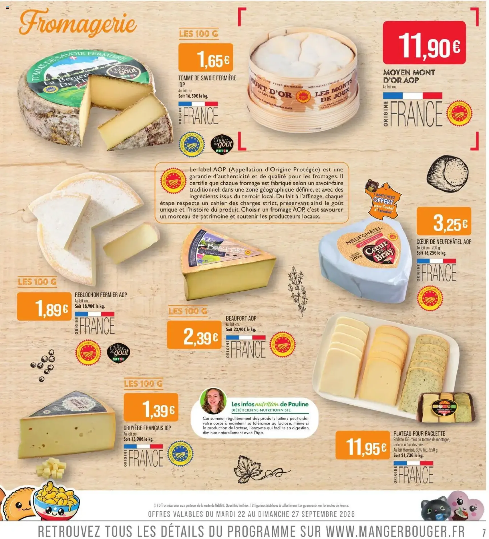 Match Supermarché catalogue - brochure valable à partir du 22/09/2026, page 7 sur 24
