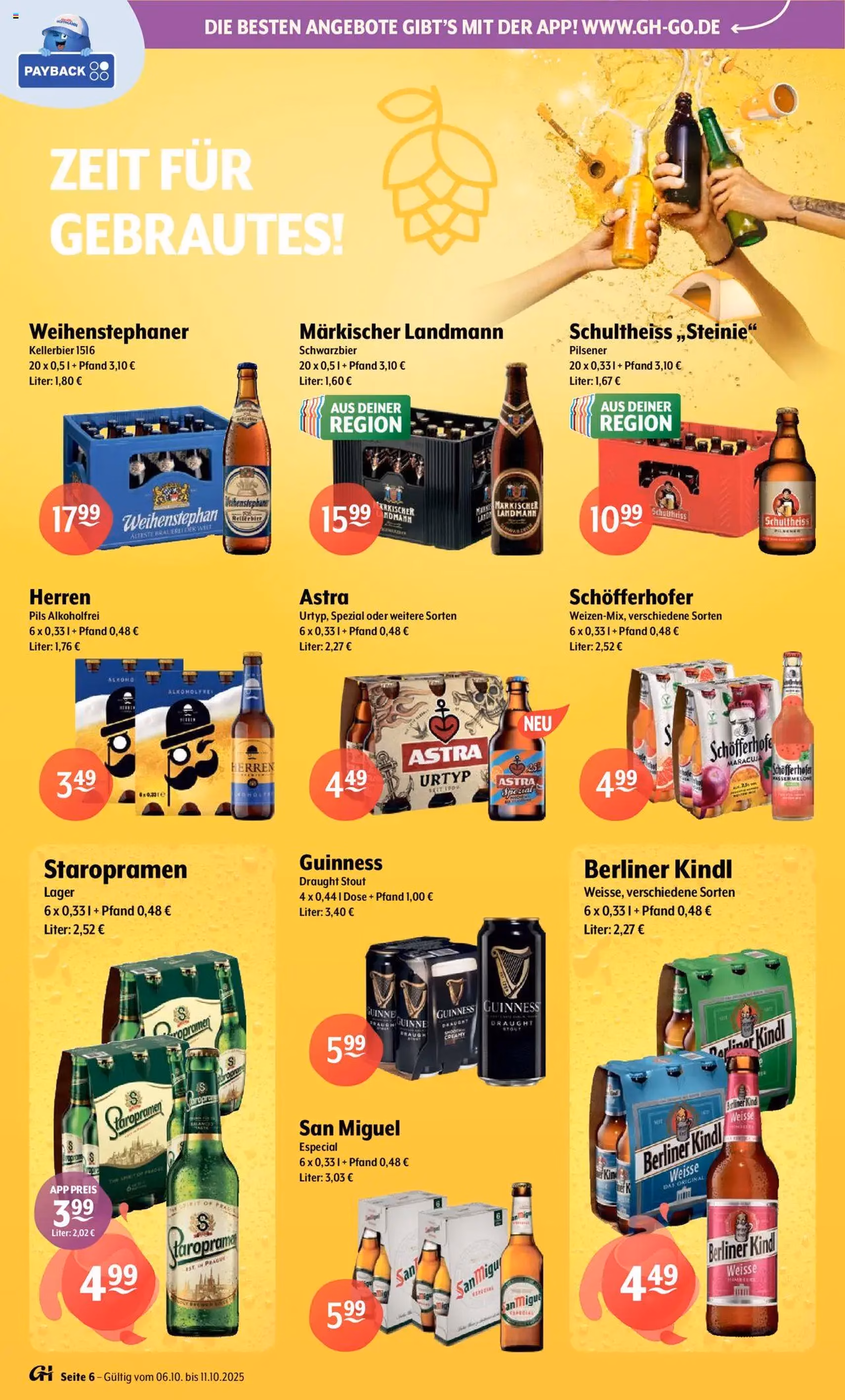 Trink und Spare Prospekt - Gültiger Prospekt ab 06.10.2025, Seite 6 von insgesamt 11