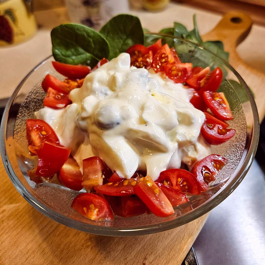 Insalata di uova con capperi