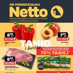 Netto gazetka od poniedziałku spożywcza - podgląd gazetki ważnej od 08.06.2026