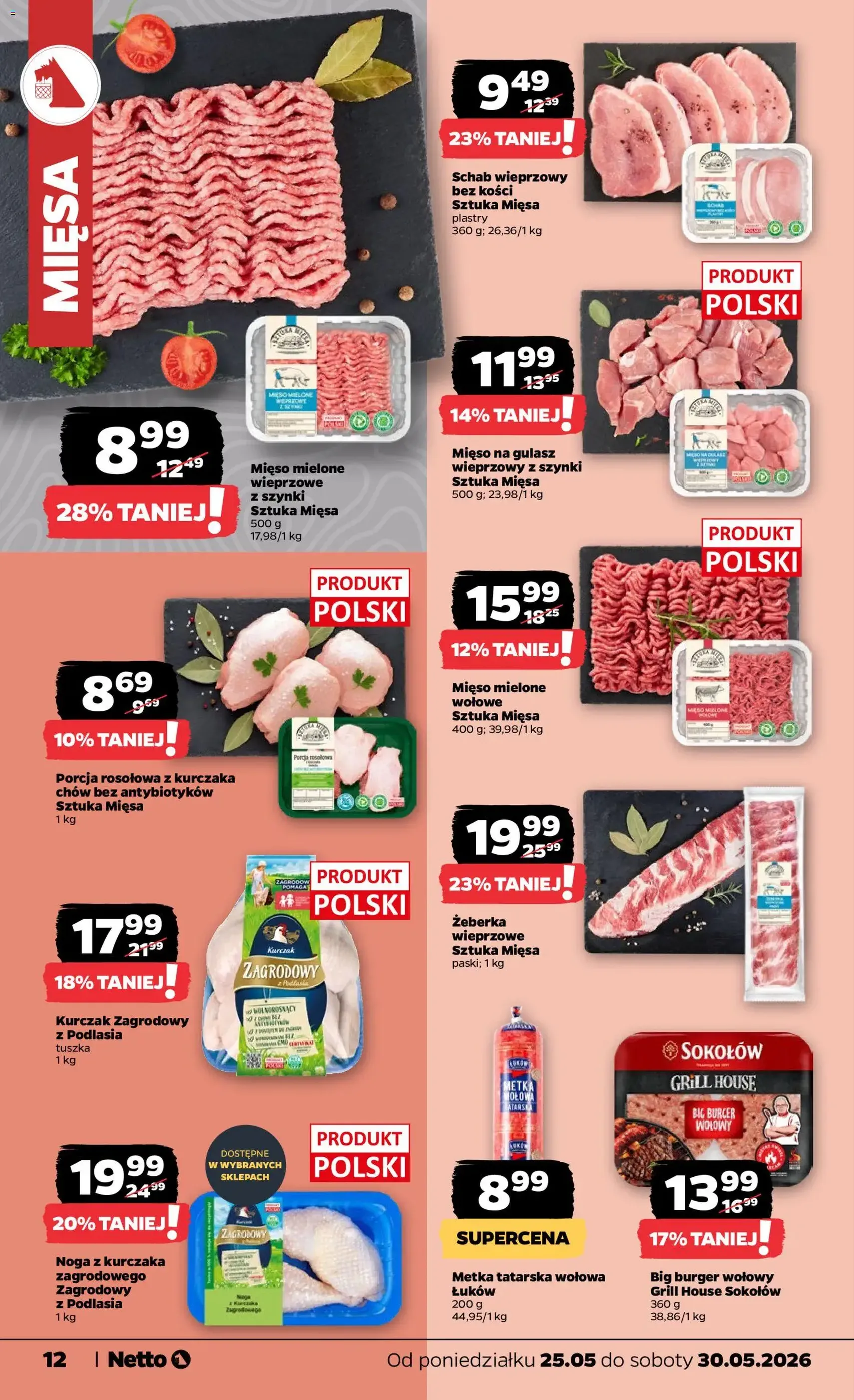 Netto gazetka od poniedziałku spożywcza - ważny gazetka od 25.05.2026 strona 12 z 42