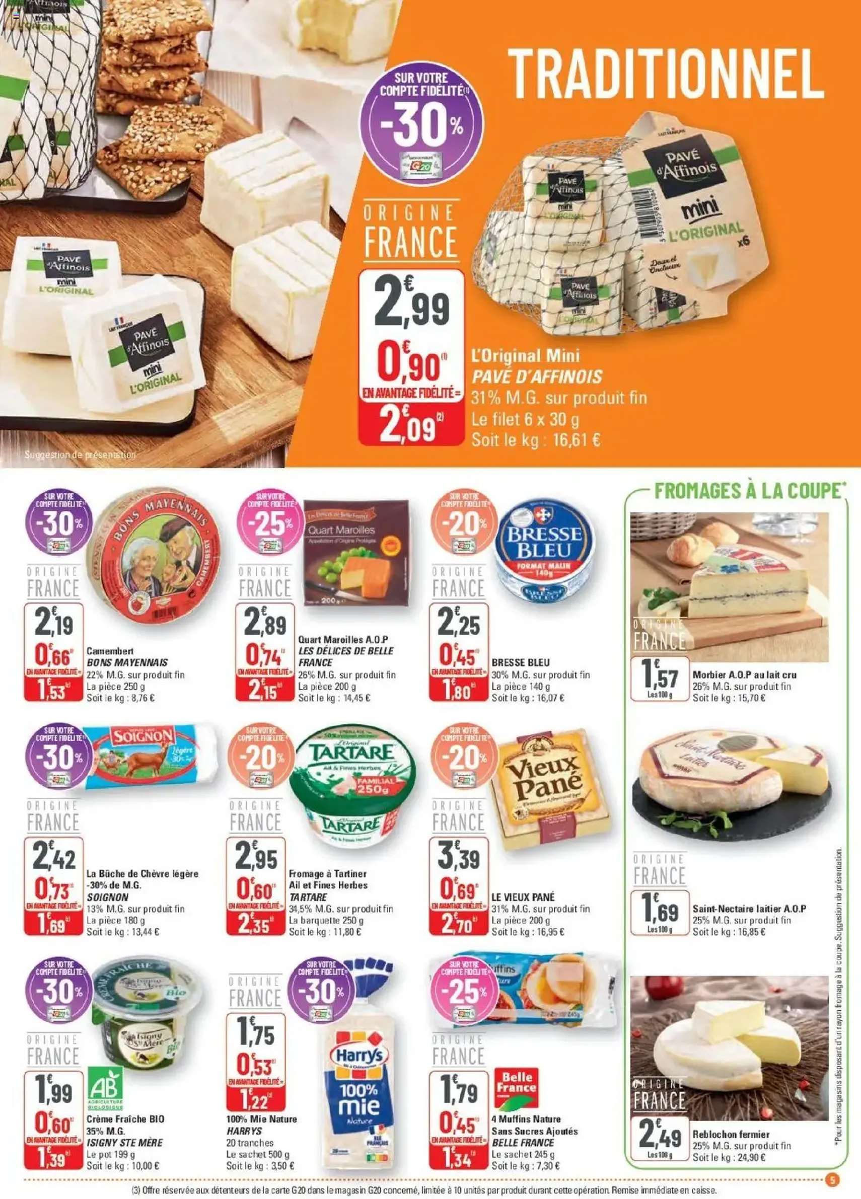 G20 Supermarchés catalogue - brochure valable à partir du 24/09/2025, page 5 sur 21