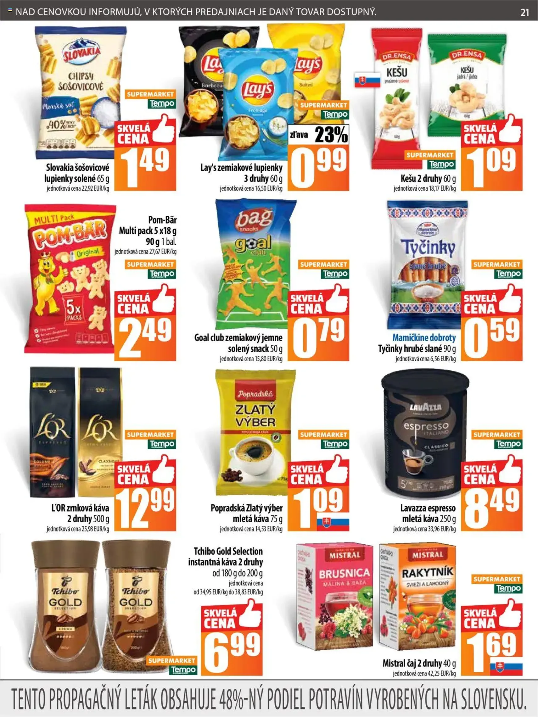 COOP Jednota leták - platný leták od 17.07.2025 strana 21 z 28 COOP Jednota leták - platný leták od 17.07.2025 strana 21 z 28