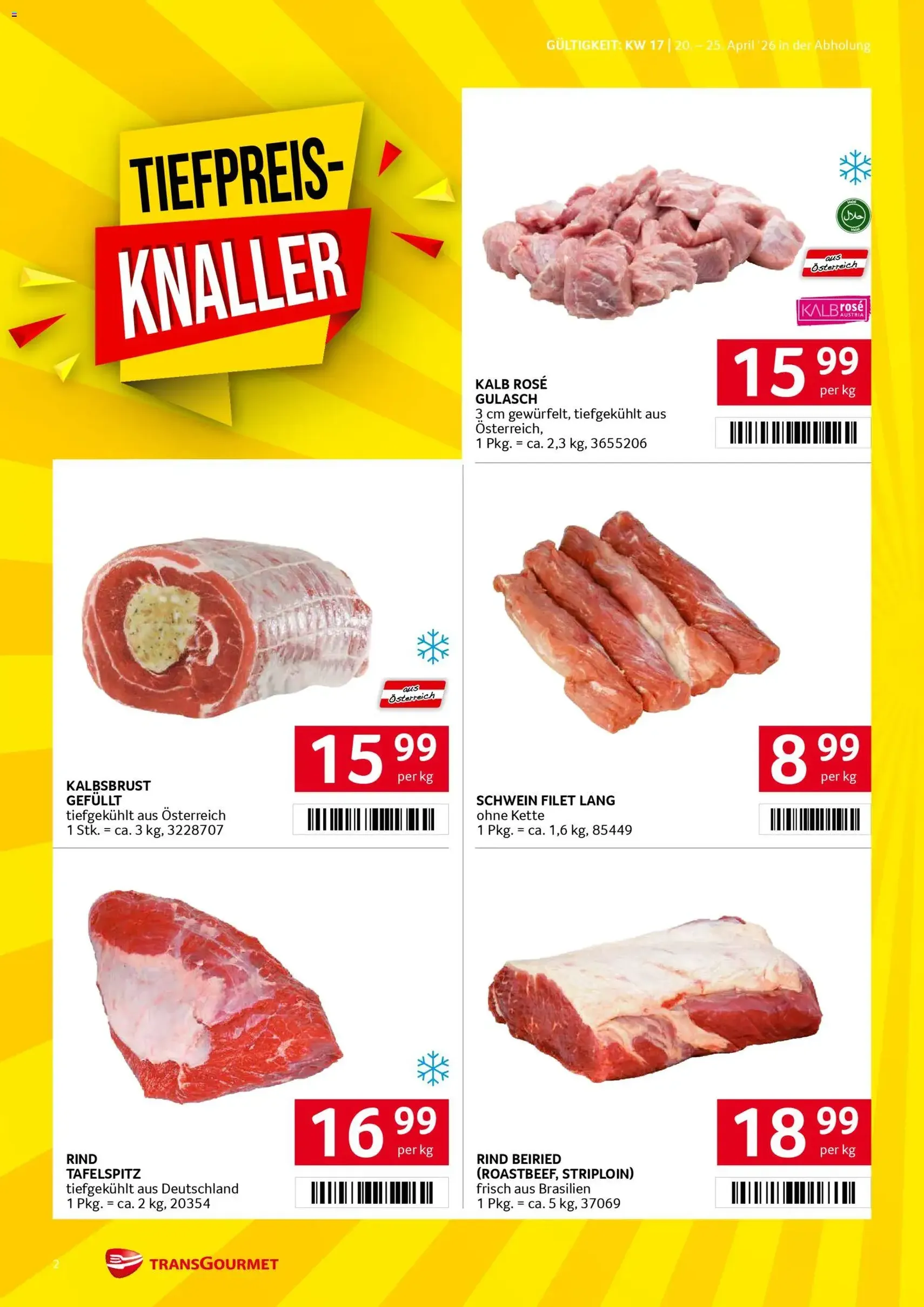 Transgourmet Flugblatt - Gültiger Prospekt ab 20.04.2026, Seite 2 von insgesamt 32