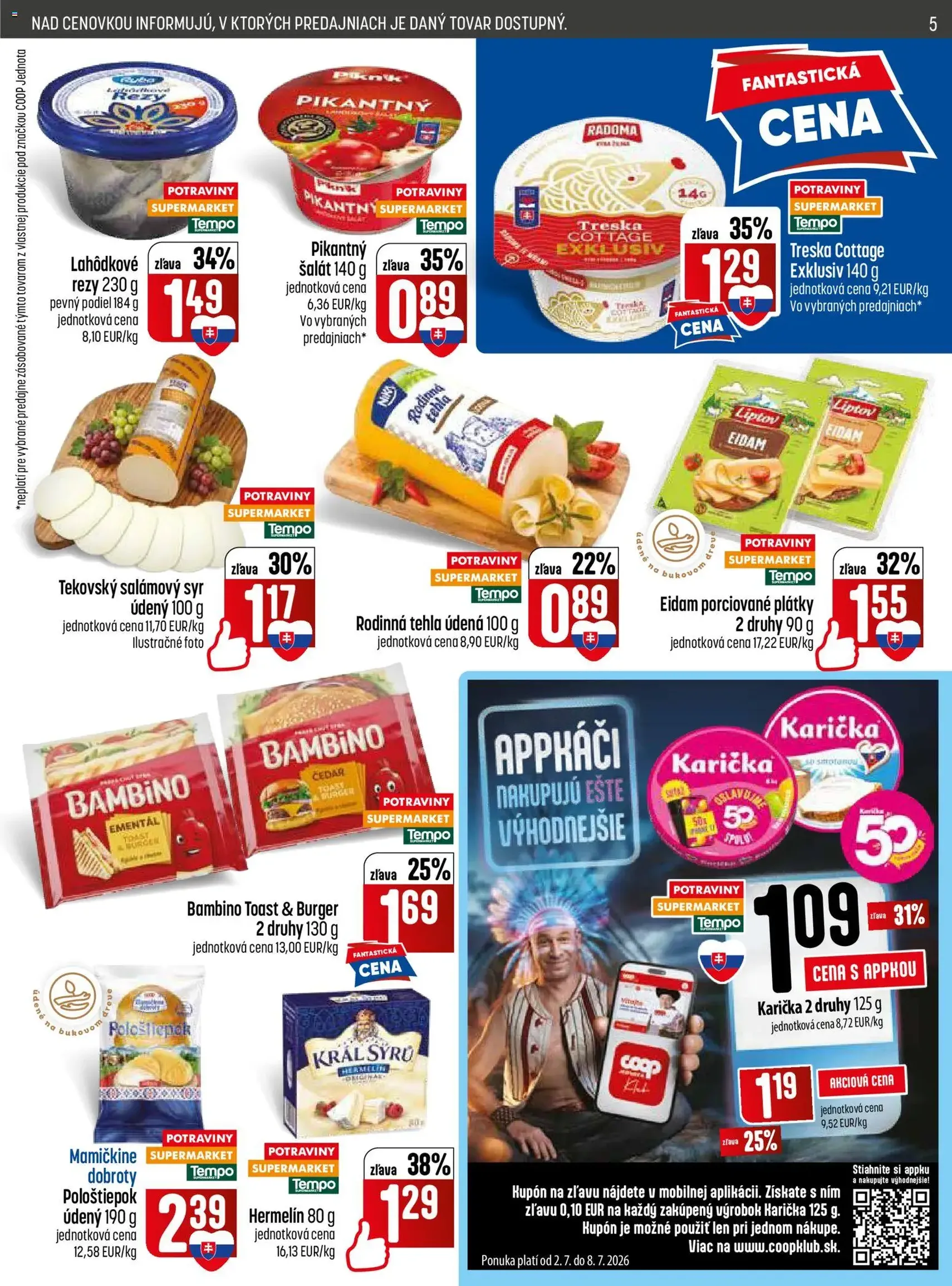 COOP Jednota leták - platný leták od 02.07.2026 strana 5 z 28