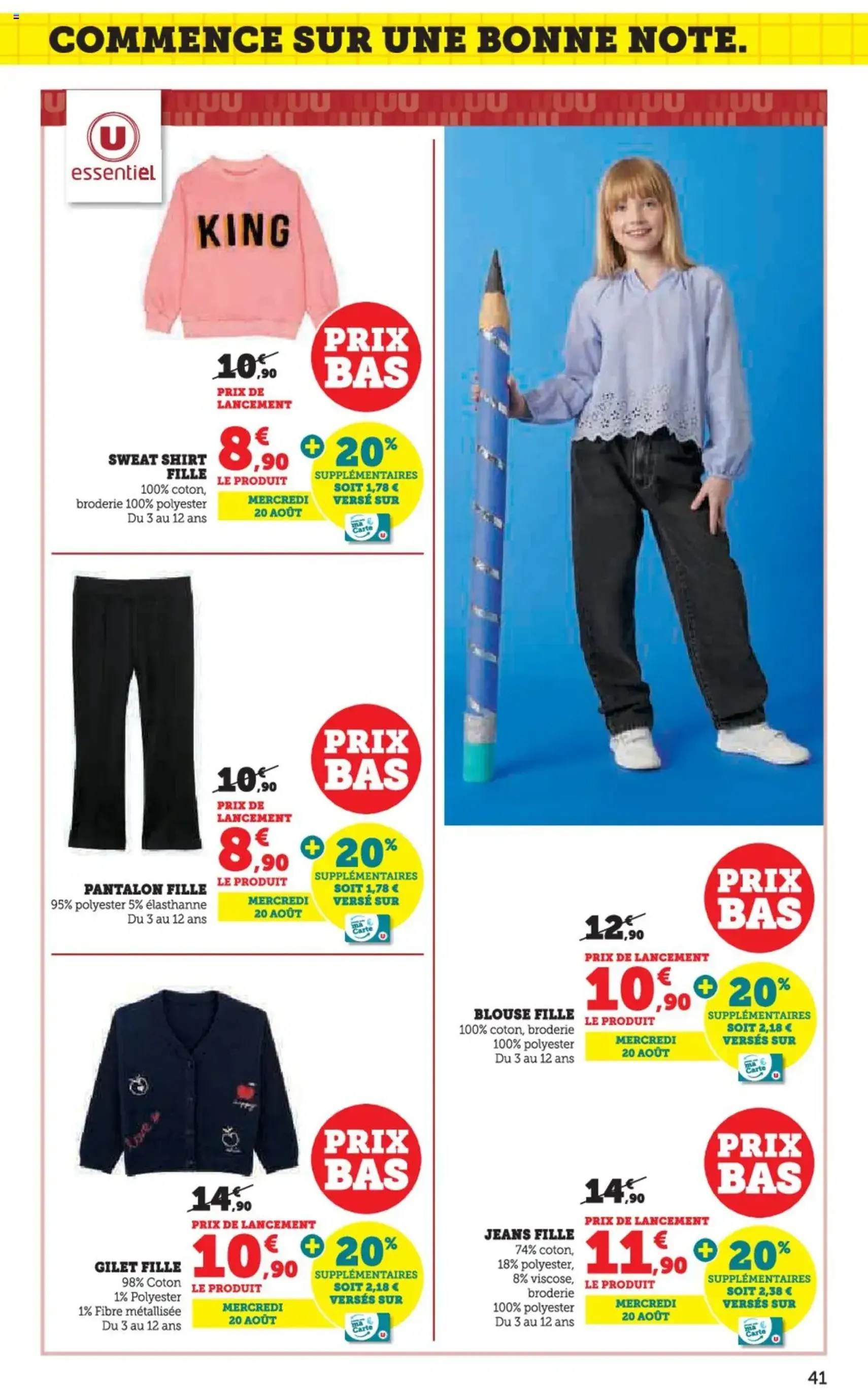 Hyper U catalogue - brochure valable à partir du 12/08/2025, page 41 sur 96 Hyper U catalogue - brochure valable à partir du 12/08/2025, page 41 sur 96