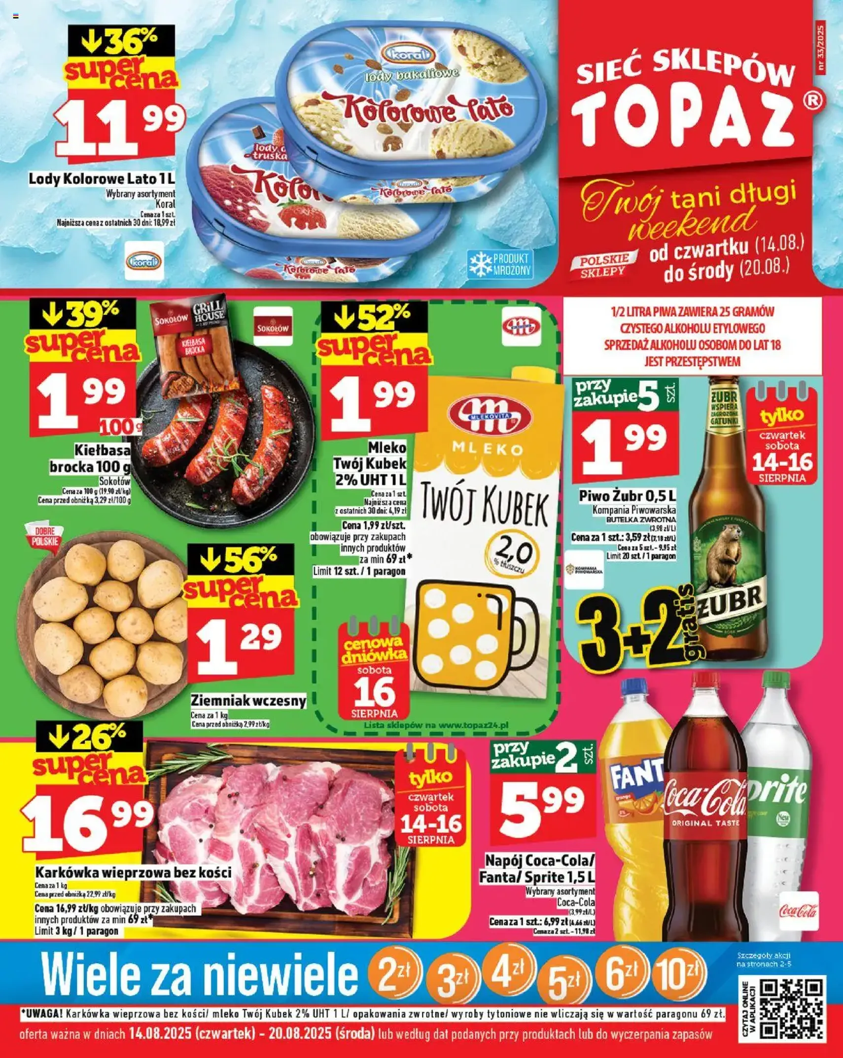 Topaz Gazetka - ważny gazetka od 14.08.2025 strona 1 z 32