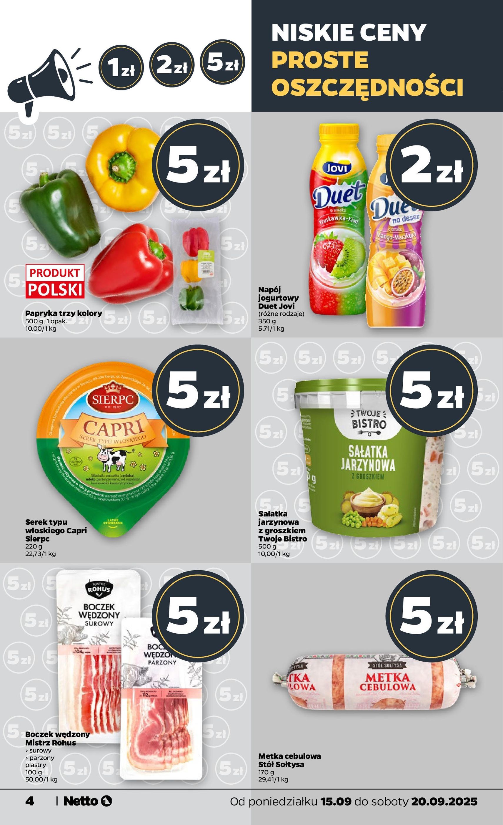 Netto gazetka - Spożywcza - ważny gazetka od 15.09.2025 strona 4 z 34 Netto gazetka - Spożywcza - ważny gazetka od 15.09.2025 strona 4 z 34