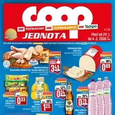 COOP Jednota leták - náhľad letáku platný od 29.01.2026