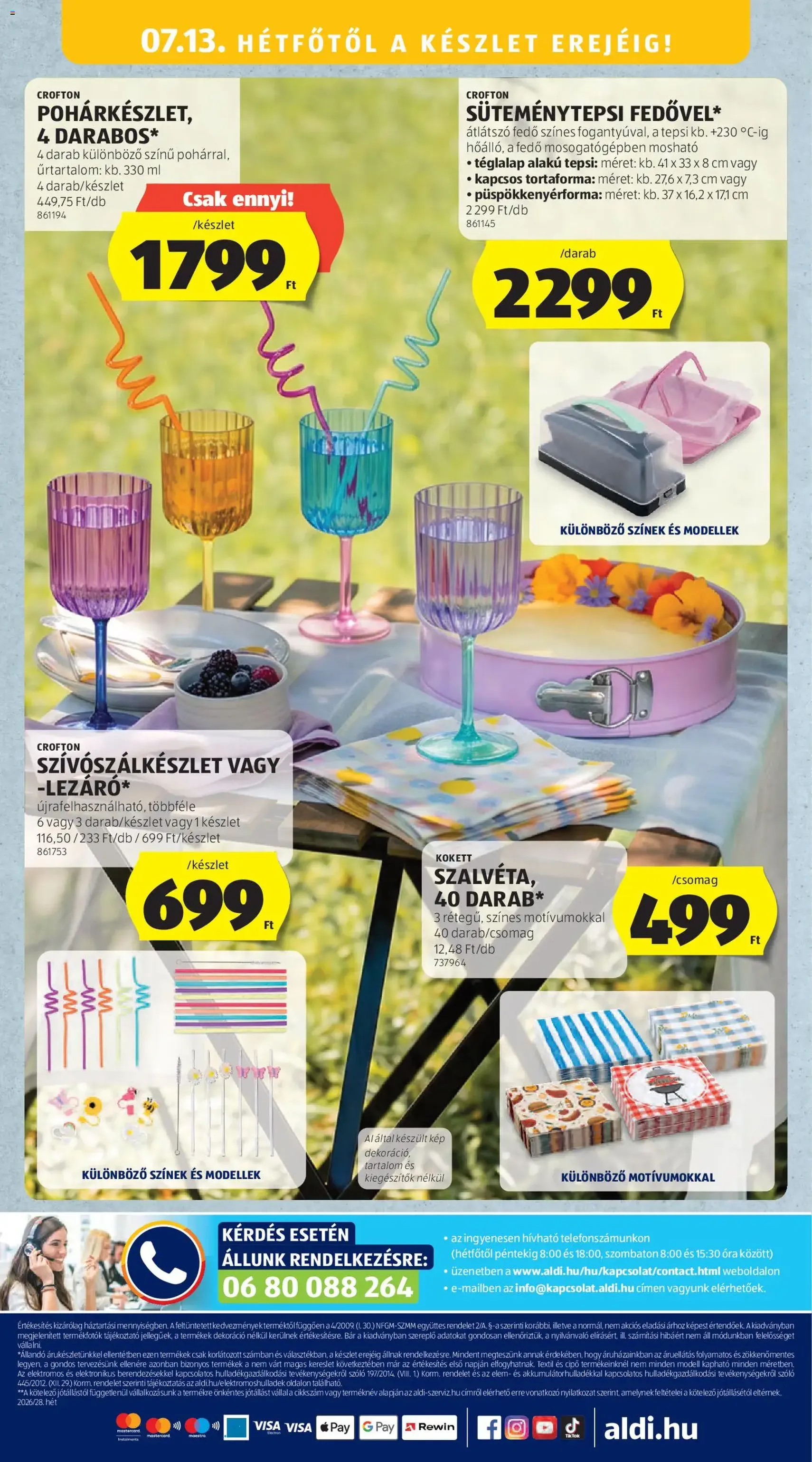 Aldi akciós újság - 2026.07.09. érvényes szórólap 56 oldal 56 oldalból