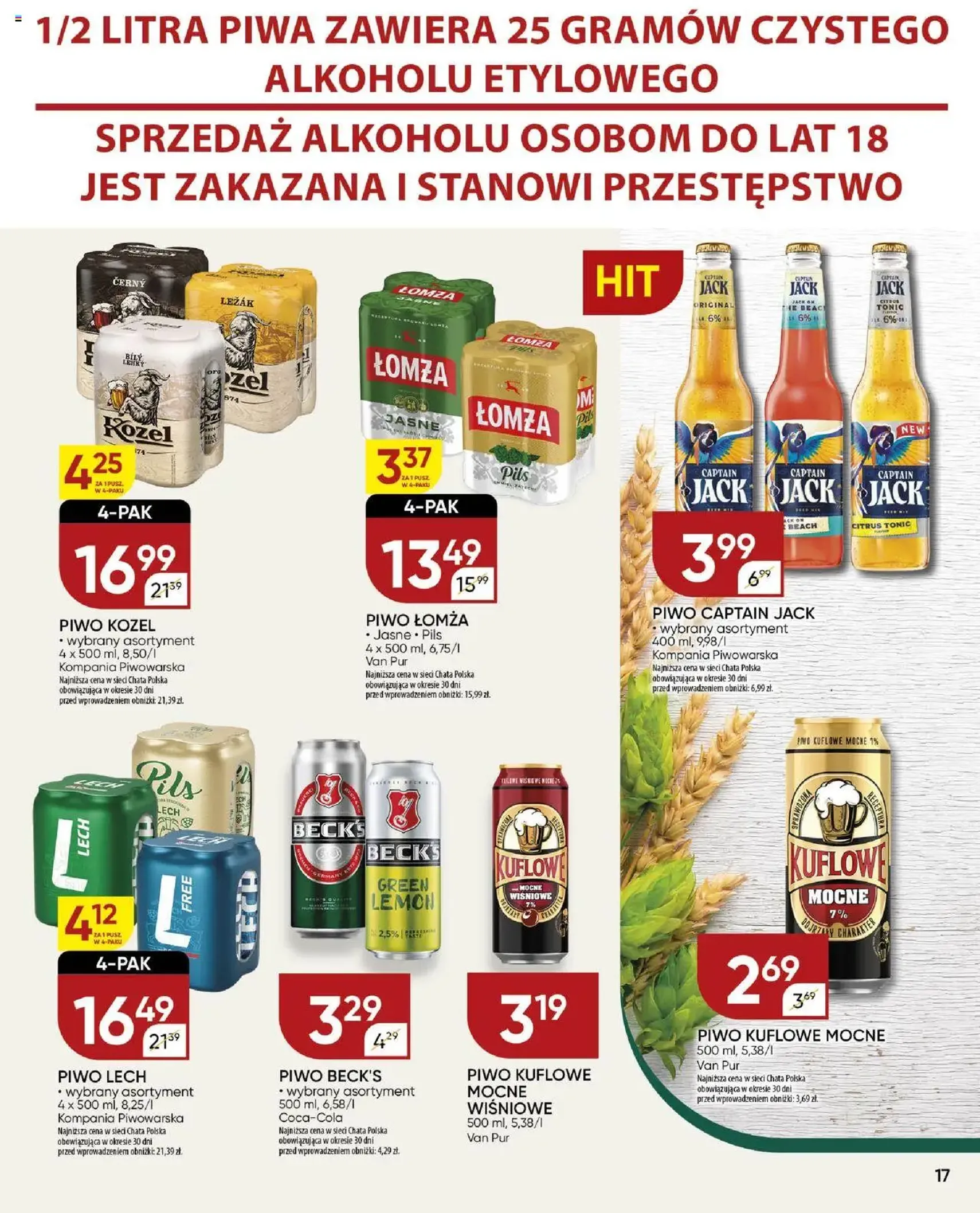 Chata Polska Gazetka - ważny gazetka od 17.07.2025 strona 17 z 23 Chata Polska Gazetka - ważny gazetka od 17.07.2025 strona 17 z 23
