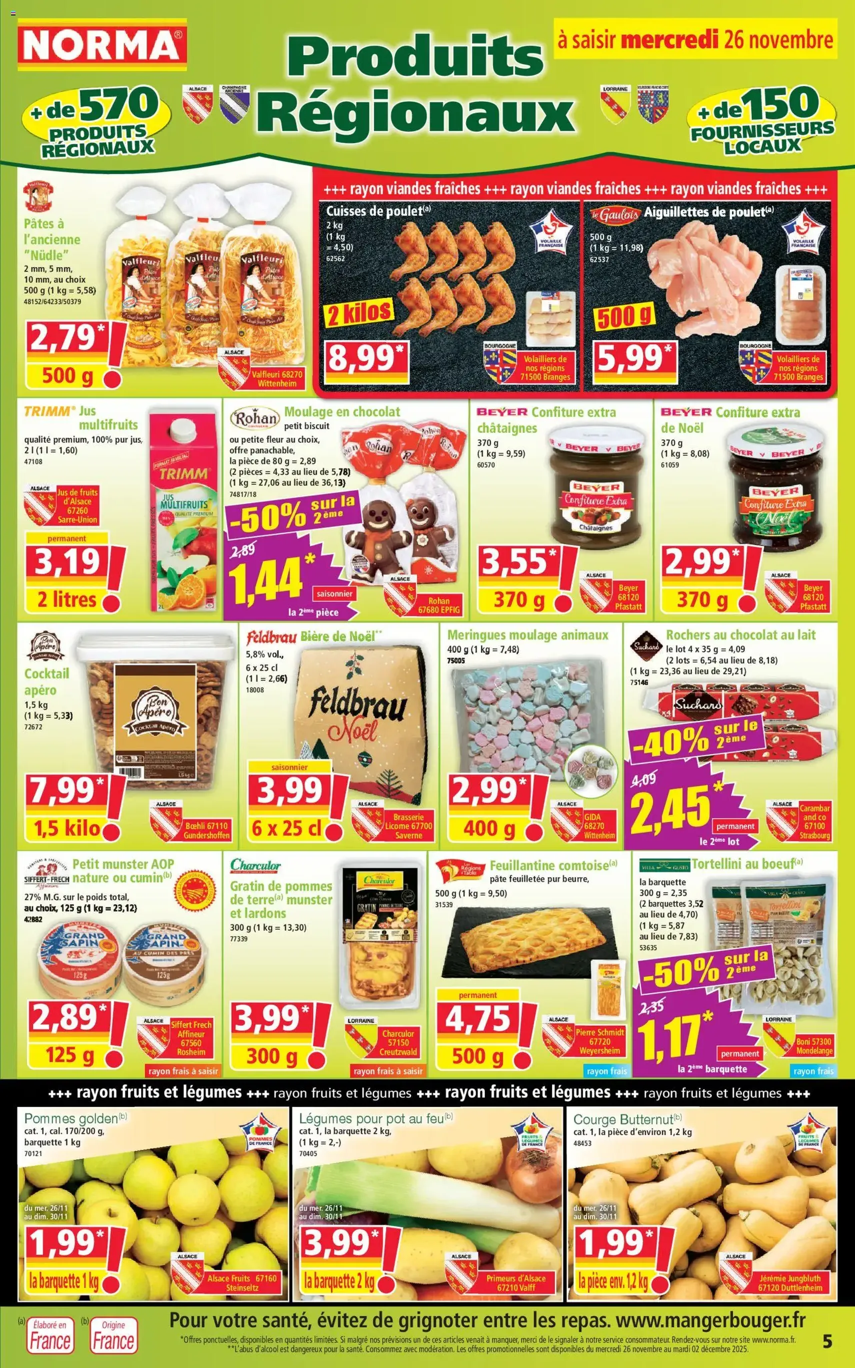 Norma catalogue - brochure valable à partir du 26/11/2025, page 5 sur 12