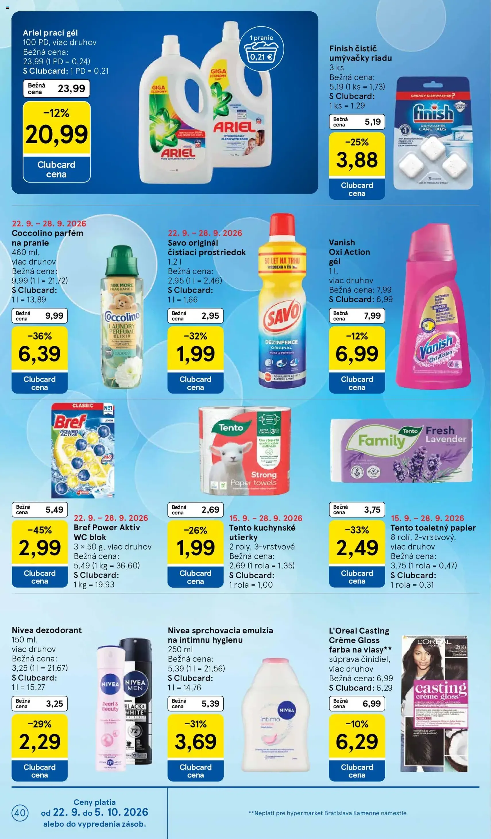 Tesco Hypermarket - leták - platný leták od 23.09.2026 strana 40 z 48