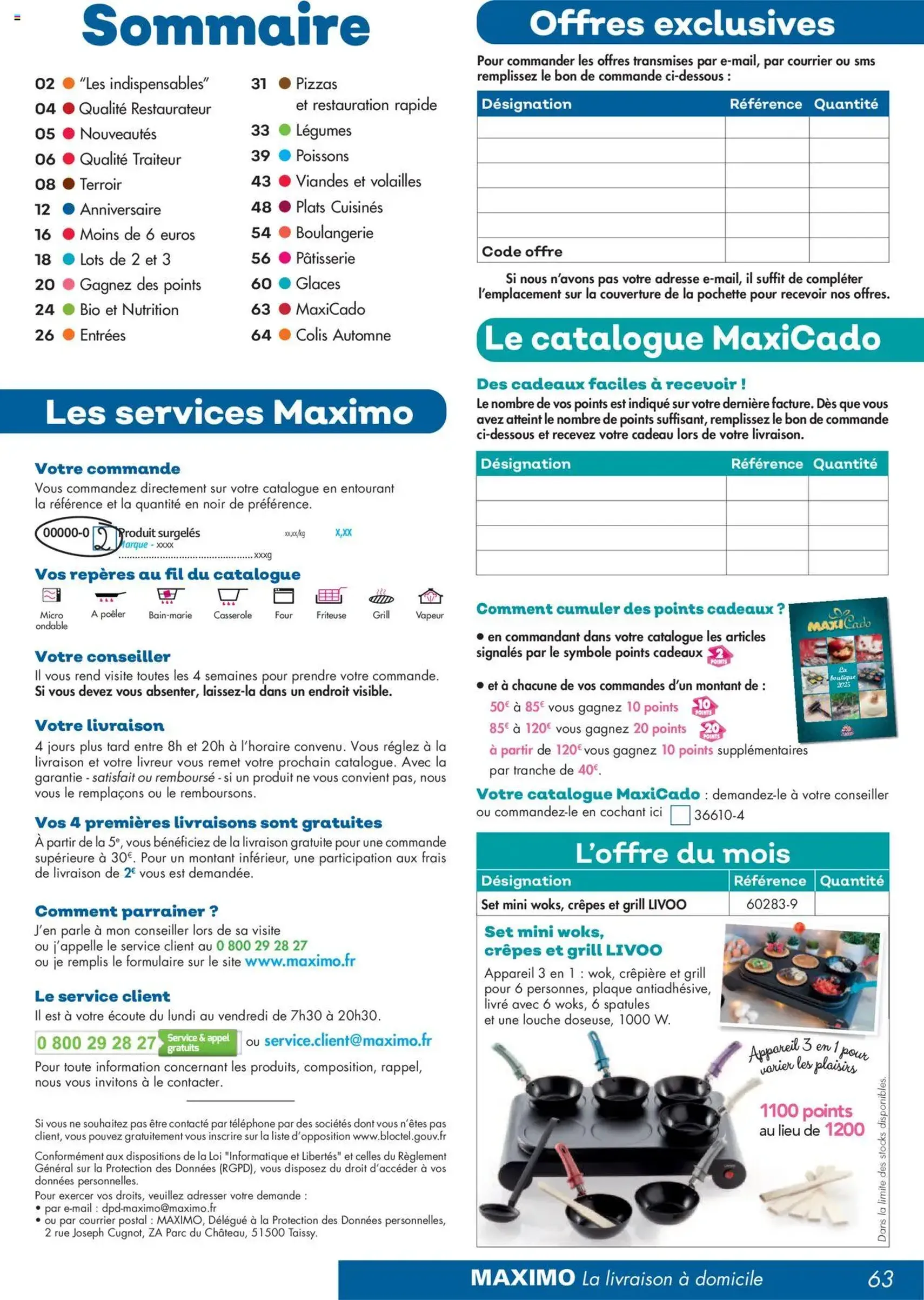 Maximo catalogue - brochure valable à partir du 26/09/2025, page 63 sur 64 Maximo catalogue - brochure valable à partir du 26/09/2025, page 63 sur 64
