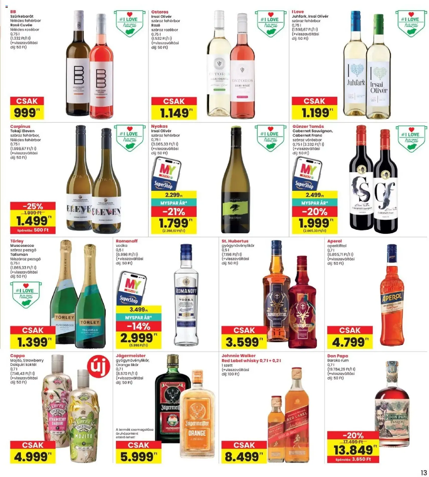 Interspar akciós újság - 2026.06.18. érvényes szórólap 13 oldal 20 oldalból