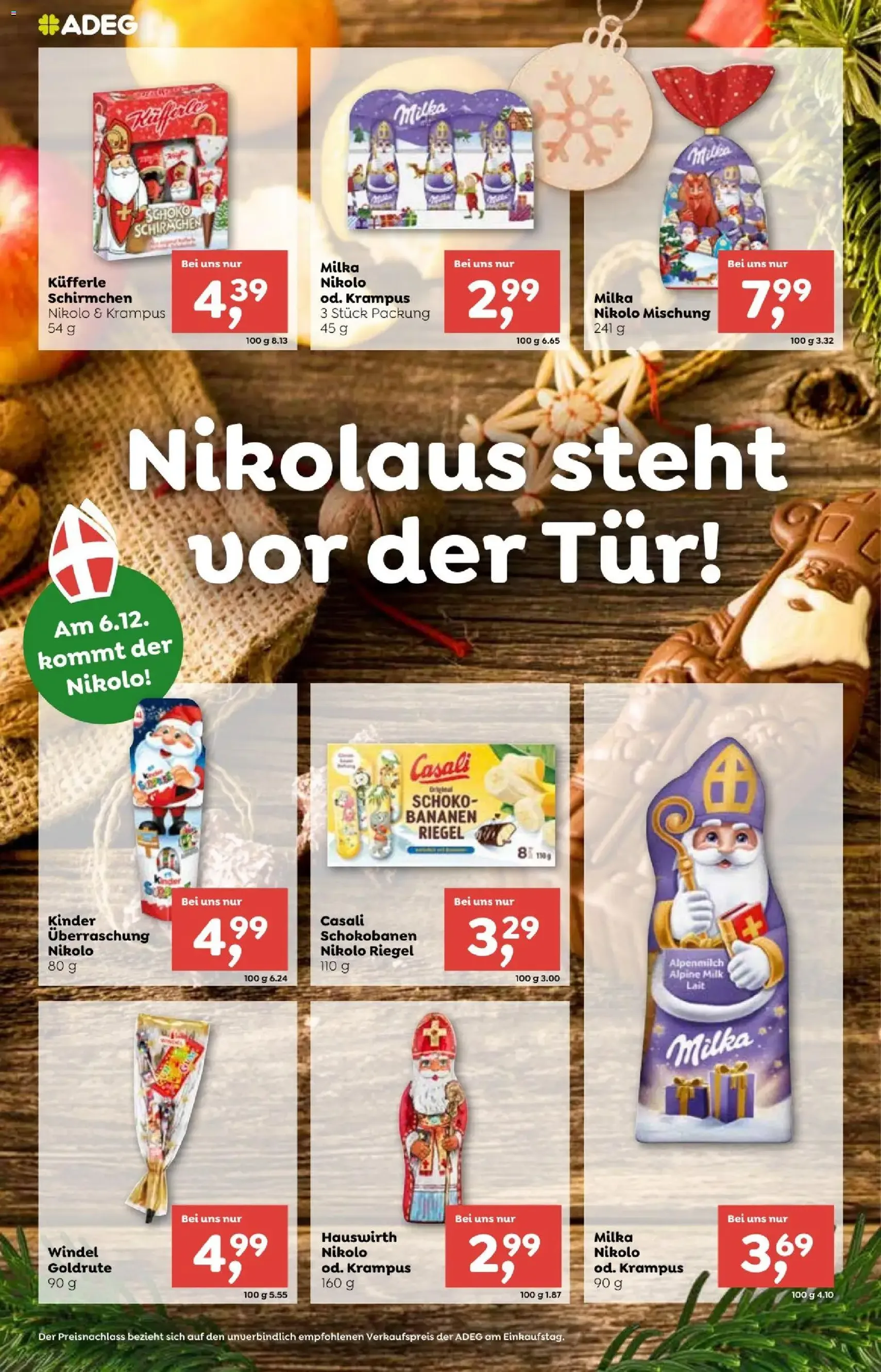 ADEG Flugblatt - Gültiger Prospekt ab 27.11.2025, Seite 6 von insgesamt 12