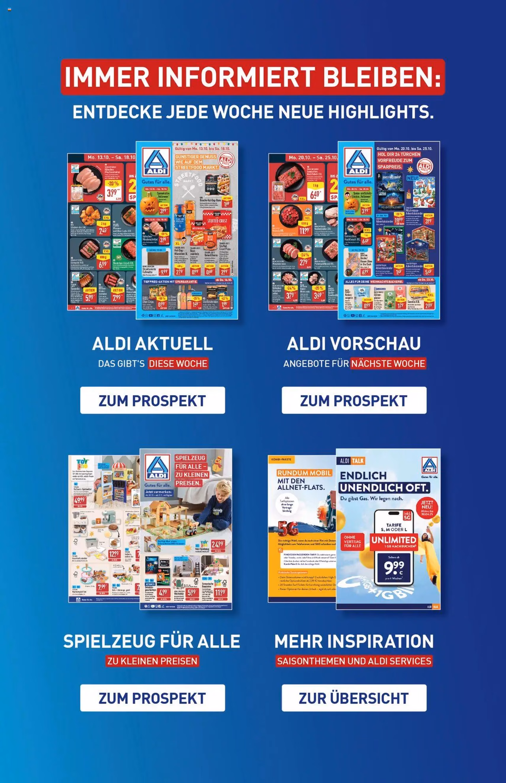 Aldi Prospekt - Gültiger Prospekt ab 27.10.2025, Seite 45 von insgesamt 45 Aldi Prospekt - Gültiger Prospekt ab 27.10.2025, Seite 45 von insgesamt 45