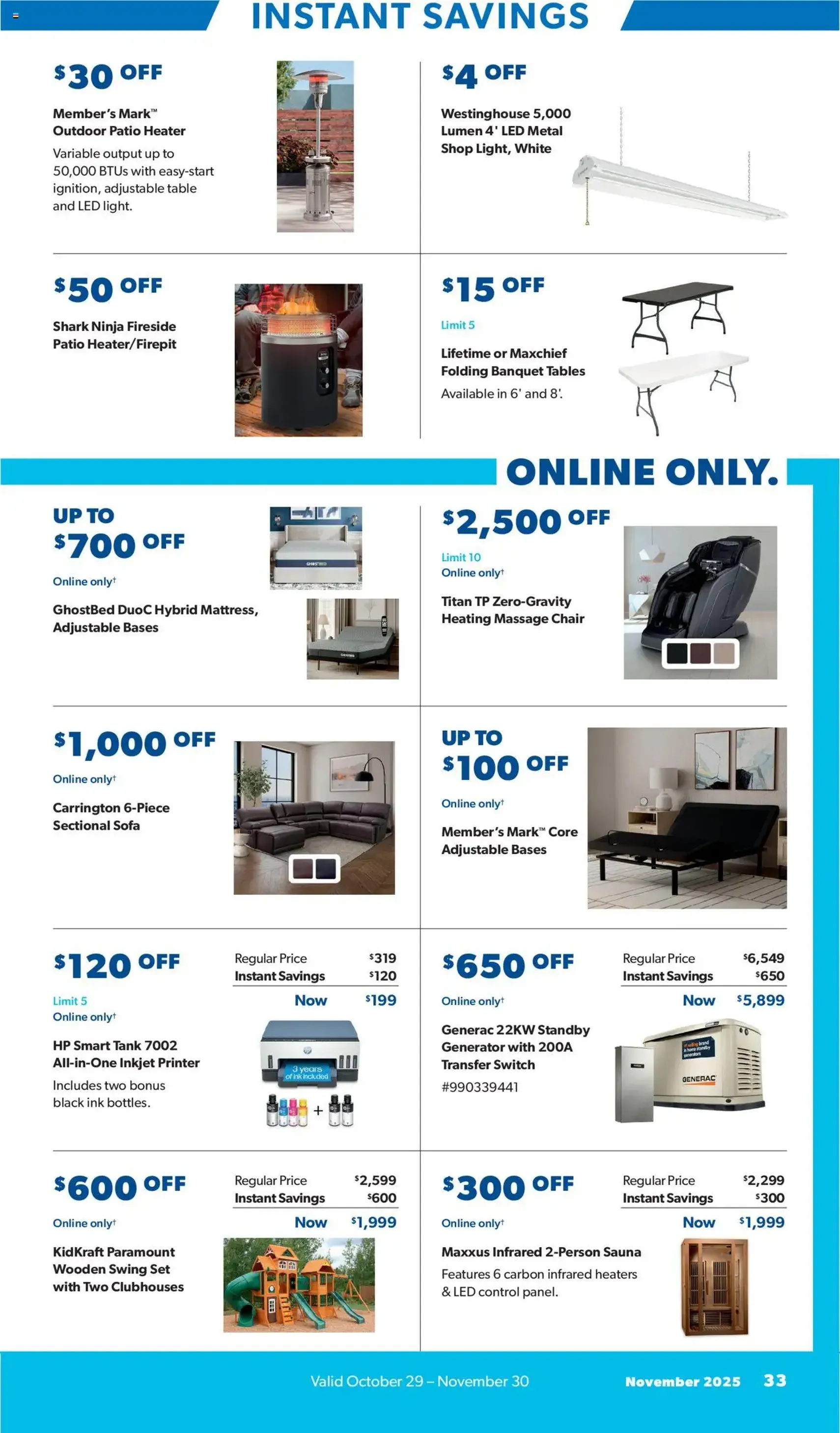 Sam's Club Black Friday - valid flyer from 10/29/2025, page 33 of 52