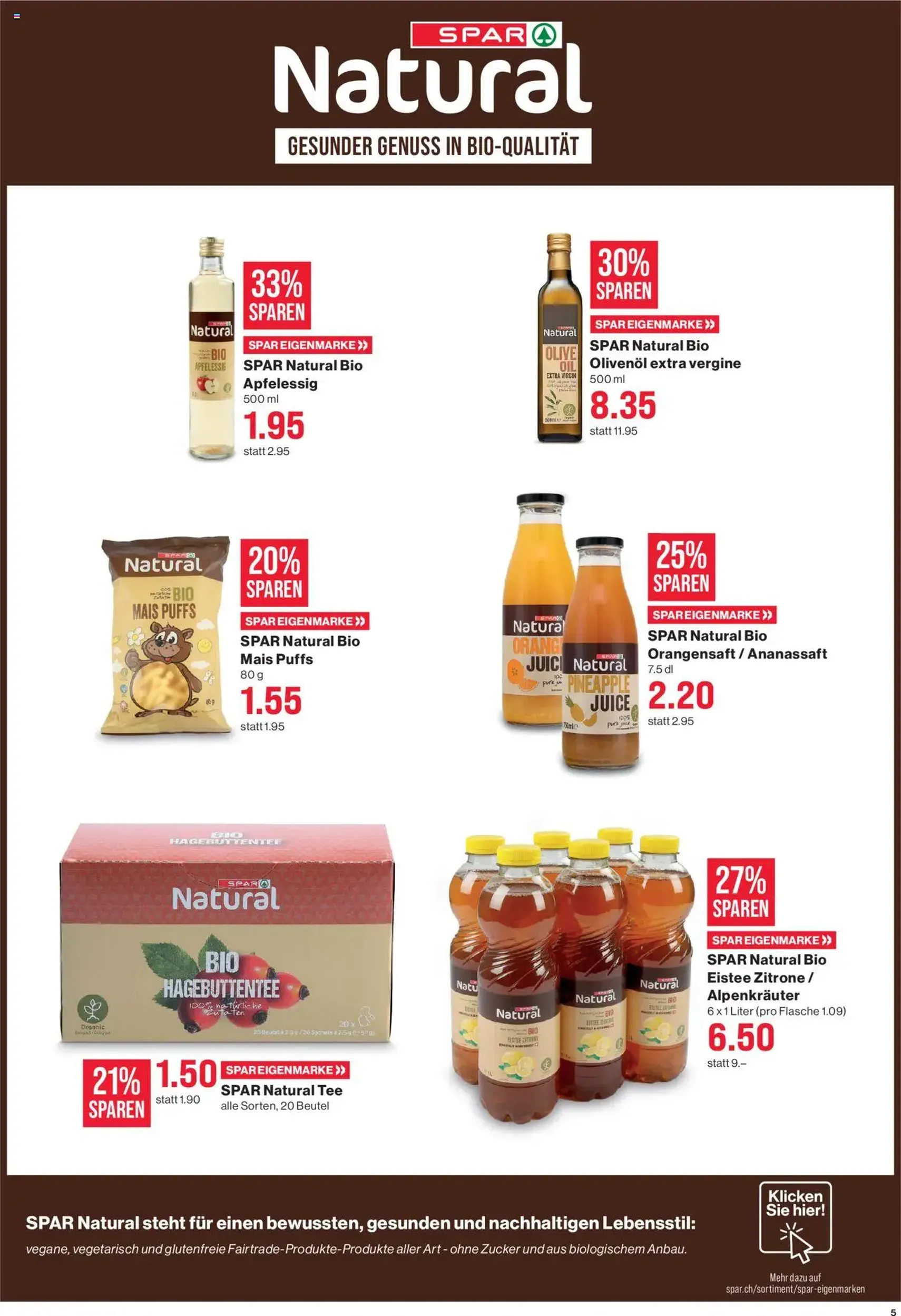 SPAR Aktionen - Gültiger Prospekt ab 21.08.2025, Seite 5 von insgesamt 24