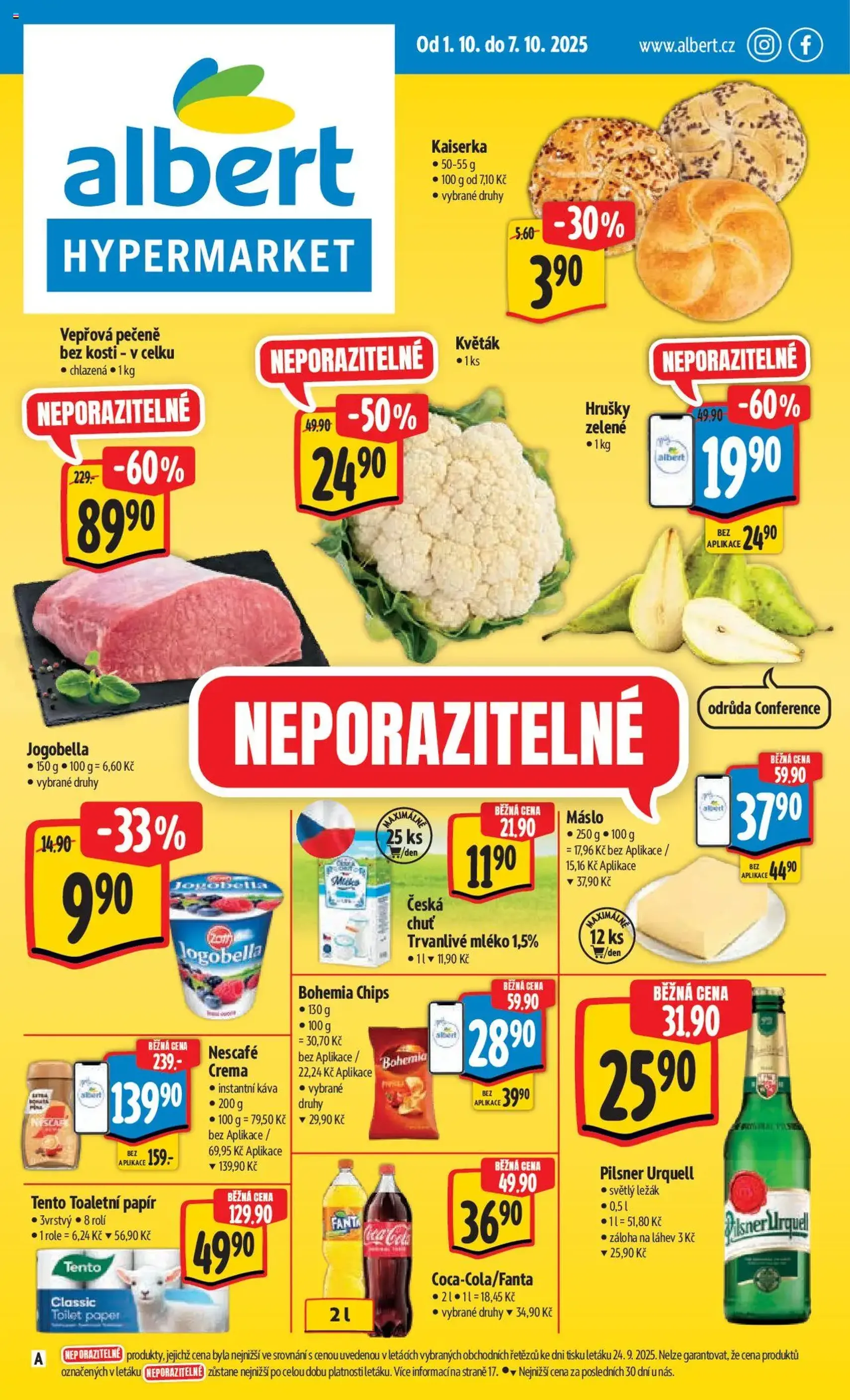 Albert leták - Hypermarket - platný leták od 01.10.2025 strana 1 z 53