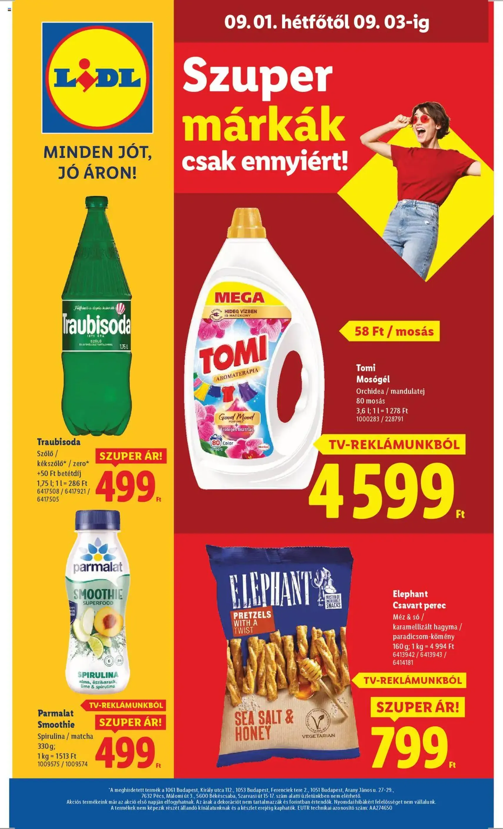 Lidl Akciós újság - 2025.08.28. érvényes szórólap 76 oldal 76 oldalból Lidl Akciós újság - 2025.08.28. érvényes szórólap 76 oldal 76 oldalból