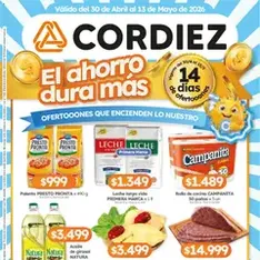 Vista previa del folleto Cordiez ofertas válido desde 30/04/2026