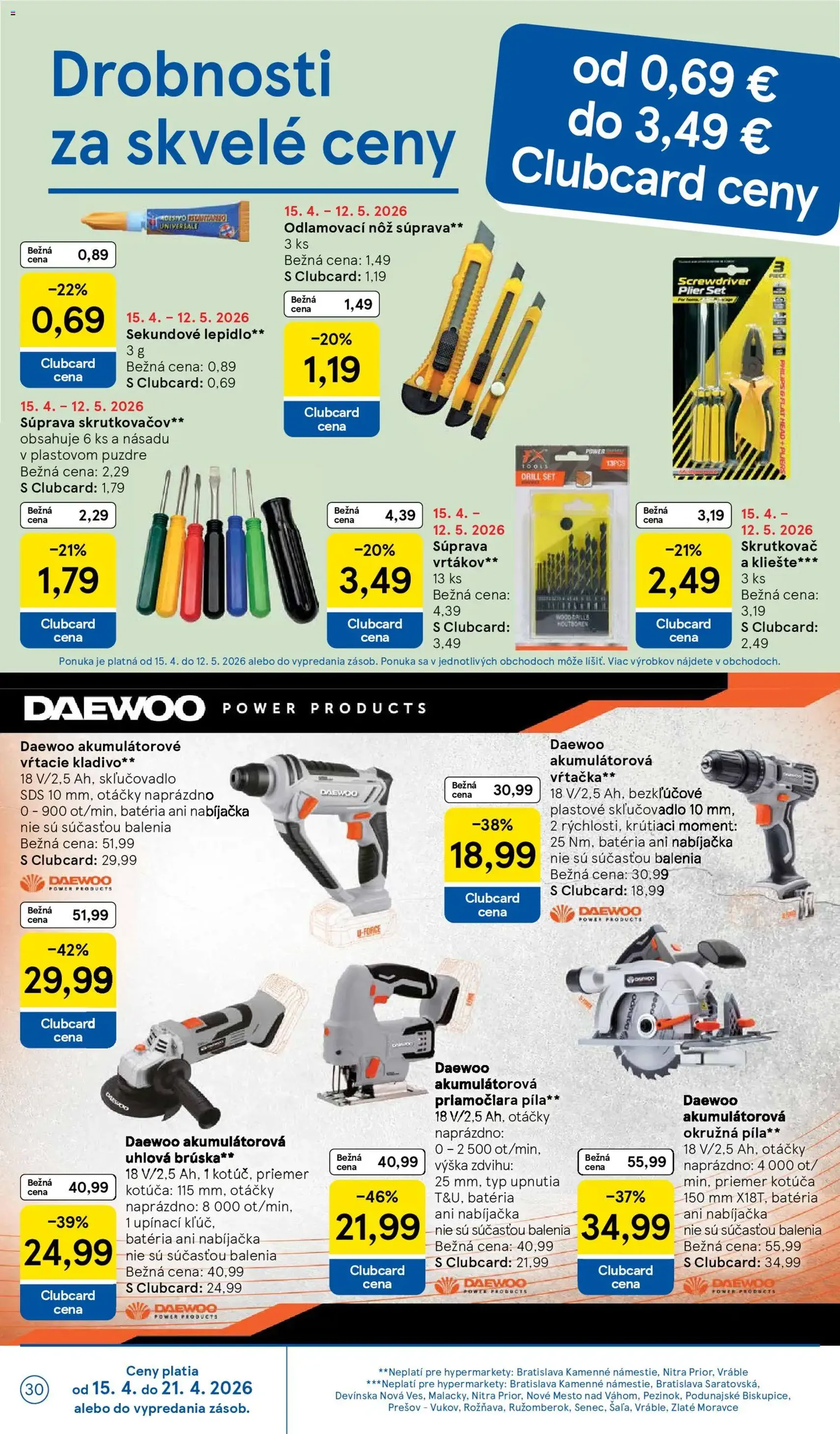 Tesco Hypermarket - leták - platný leták od 15.04.2026 strana 30 z 37