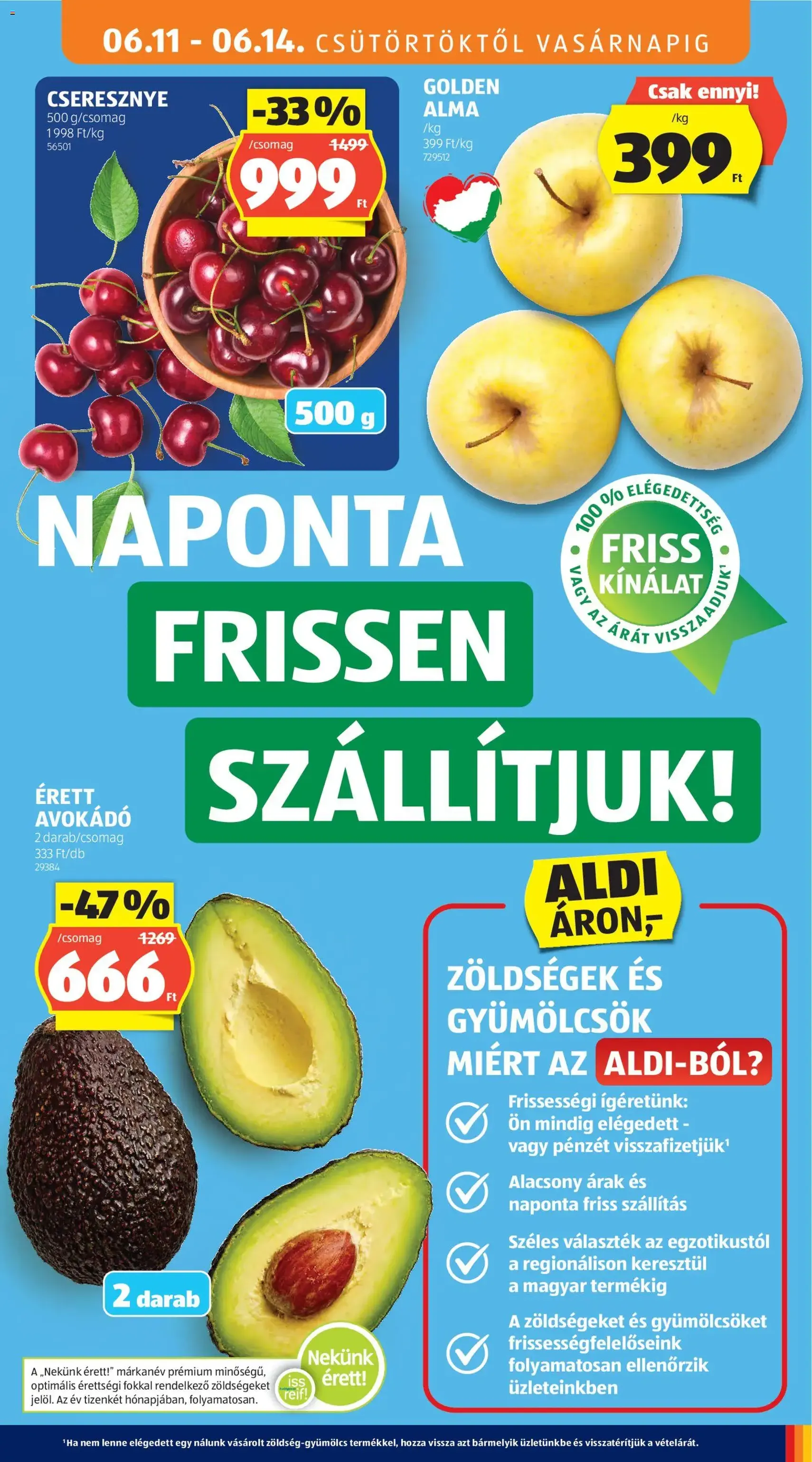Aldi akciós újság - 2026.06.11. érvényes szórólap 9 oldal 61 oldalból