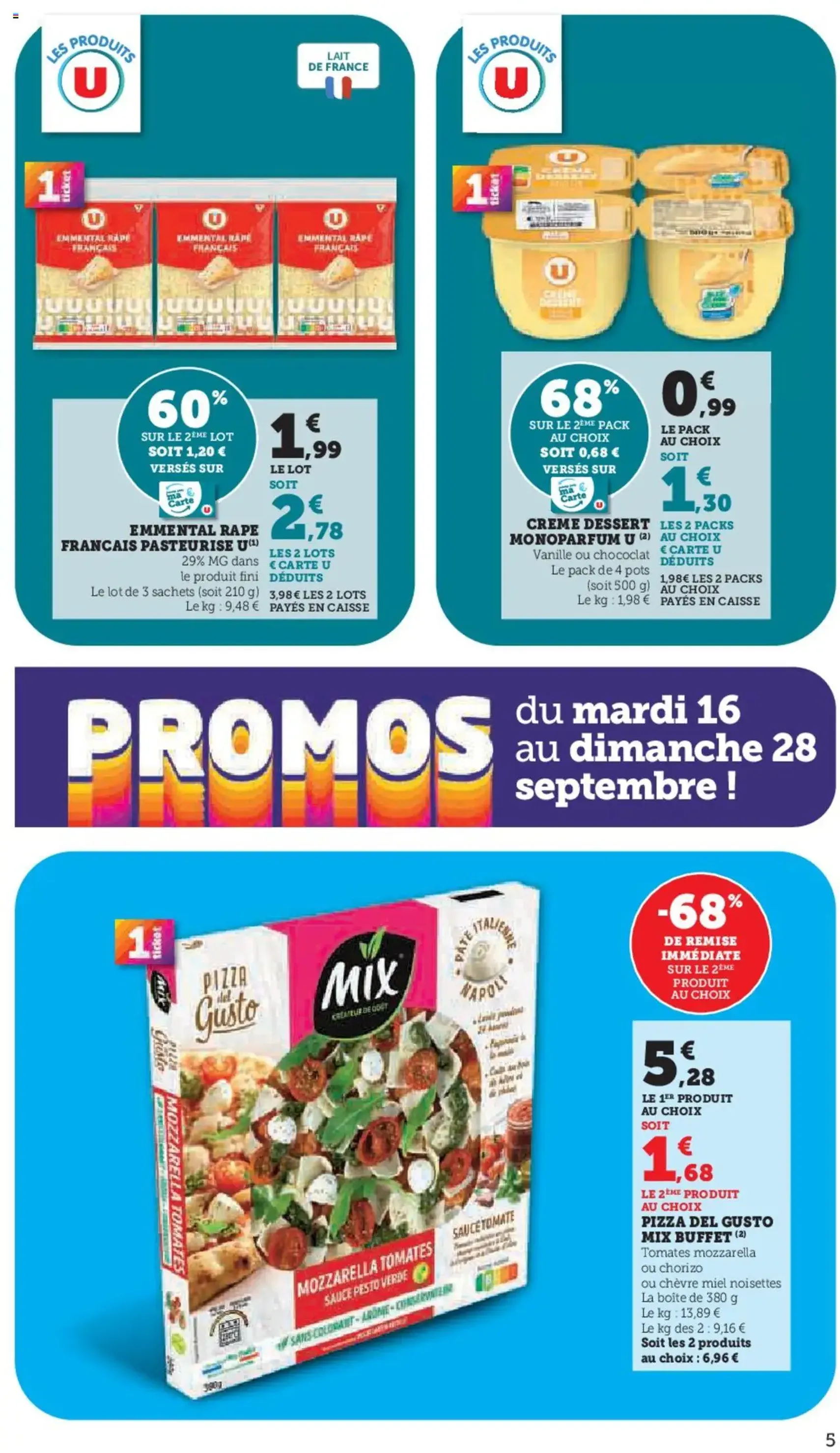Hyper U catalogue - brochure valable à partir du 16/09/2025, page 5 sur 44 Hyper U catalogue - brochure valable à partir du 16/09/2025, page 5 sur 44