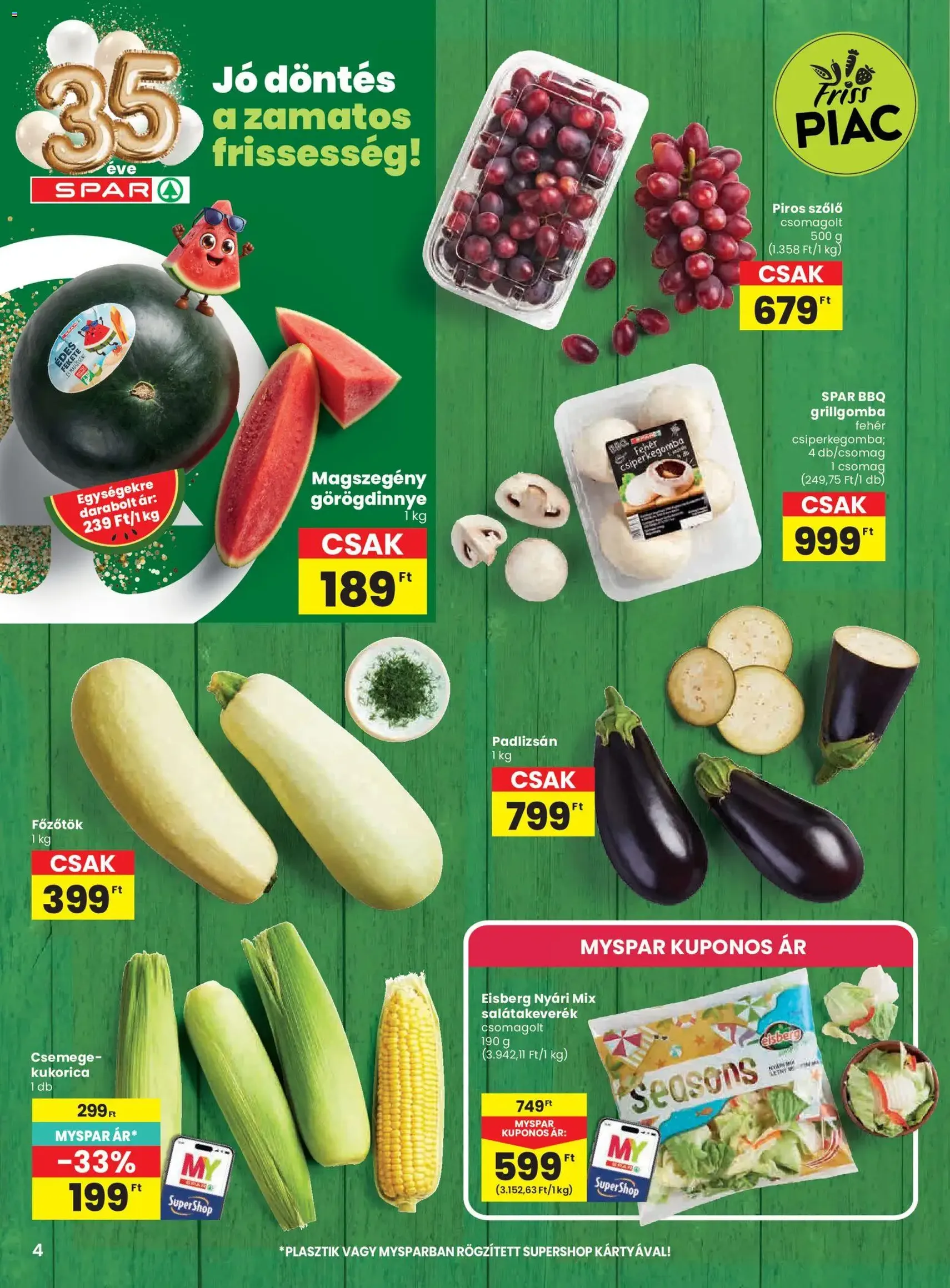 Spar akciós újság - 2026.07.30. érvényes szórólap 4 oldal 20 oldalból