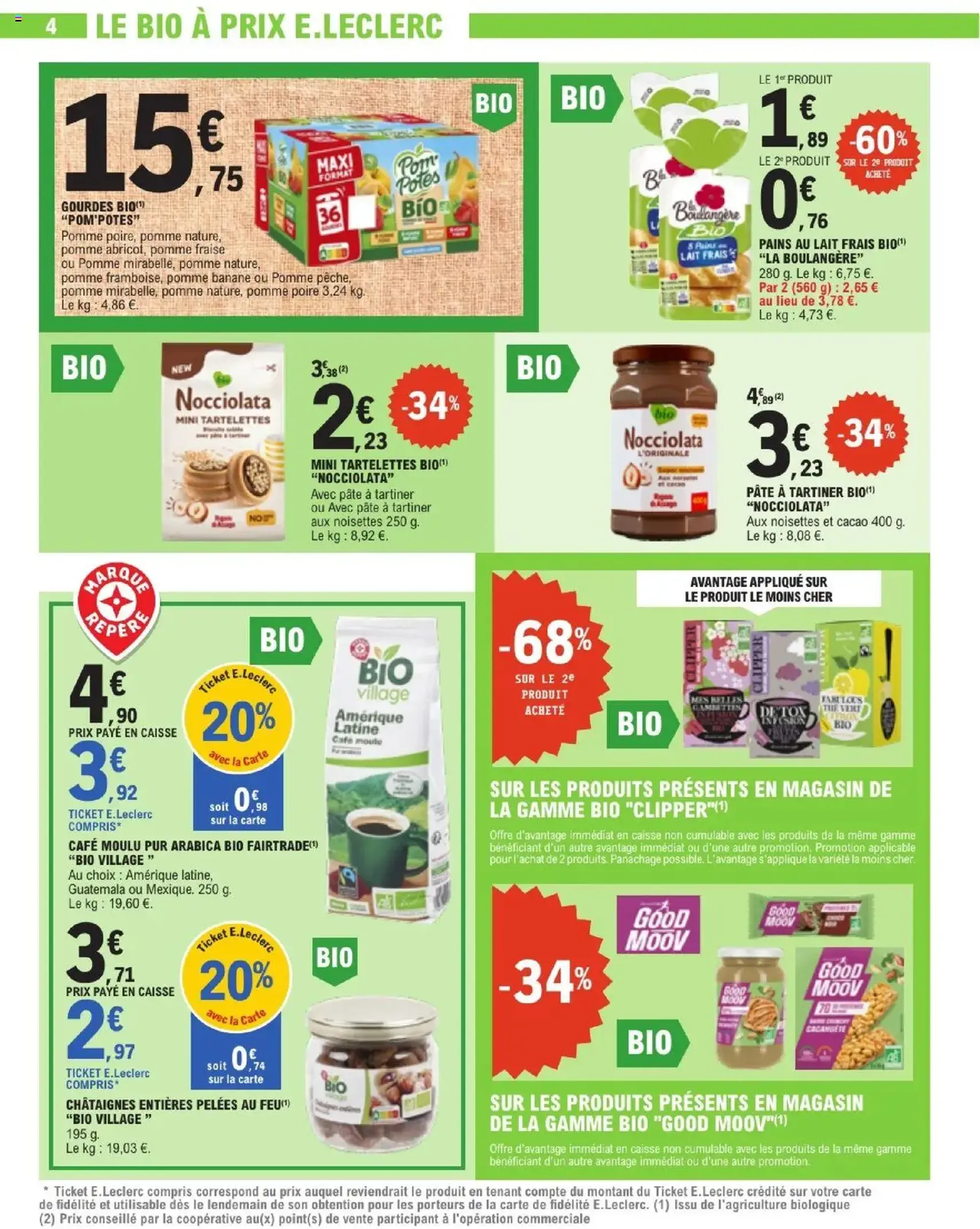 E.Leclerc catalogue semaine 42 - brochure valable à partir du 14/10/2025, page 4 sur 36