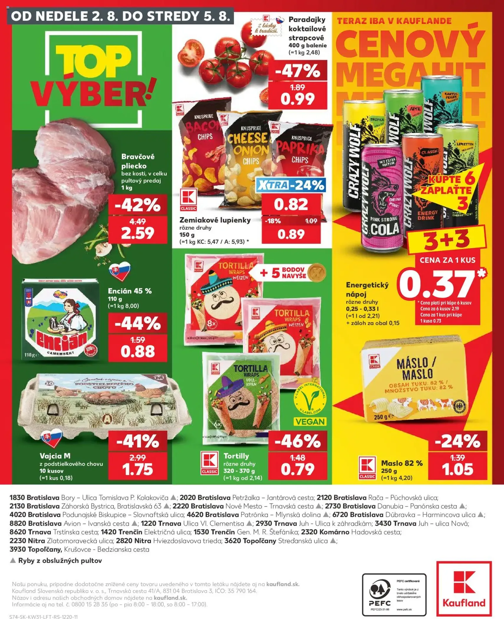 Kaufland leták - platný leták od 30.07.2026 strana 74 z 74