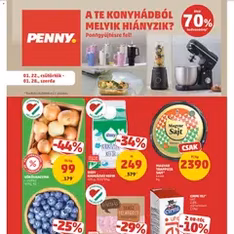 PENNY Akciós újság - szórólap előnézete érvényes 2026.01.22. -tól