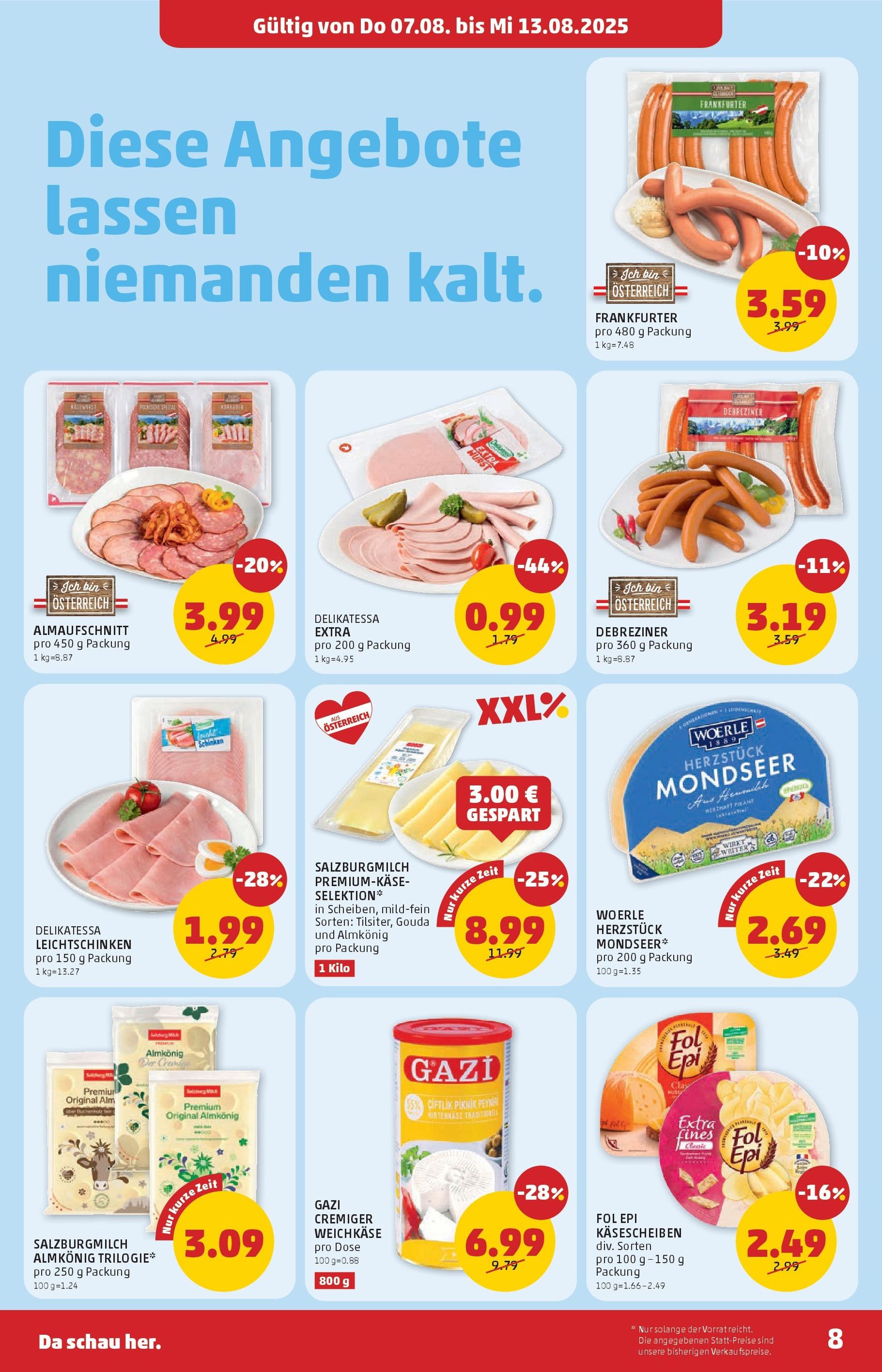 Penny Markt Flugblatt - Gültiger Prospekt ab 07.08.2025, Seite 8 von insgesamt 24
