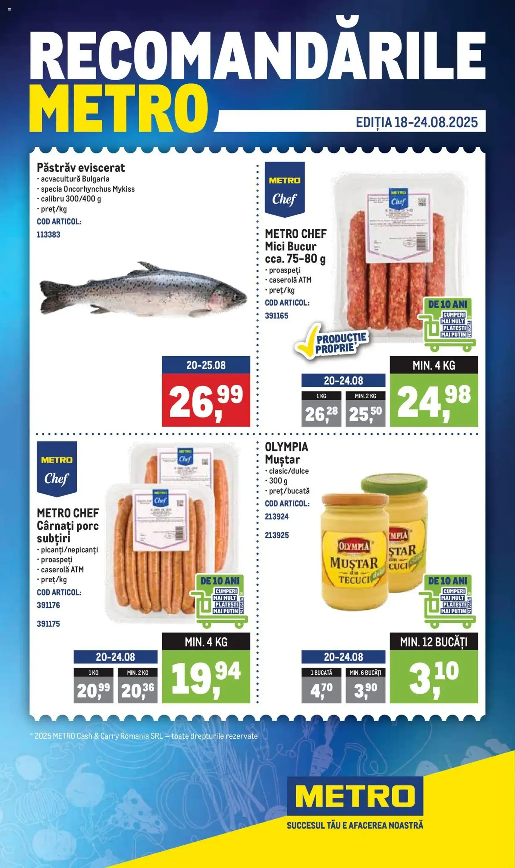 Catalog Metro - cataloage valabile începând cu 18.08.2025 pagina 1 din 4
