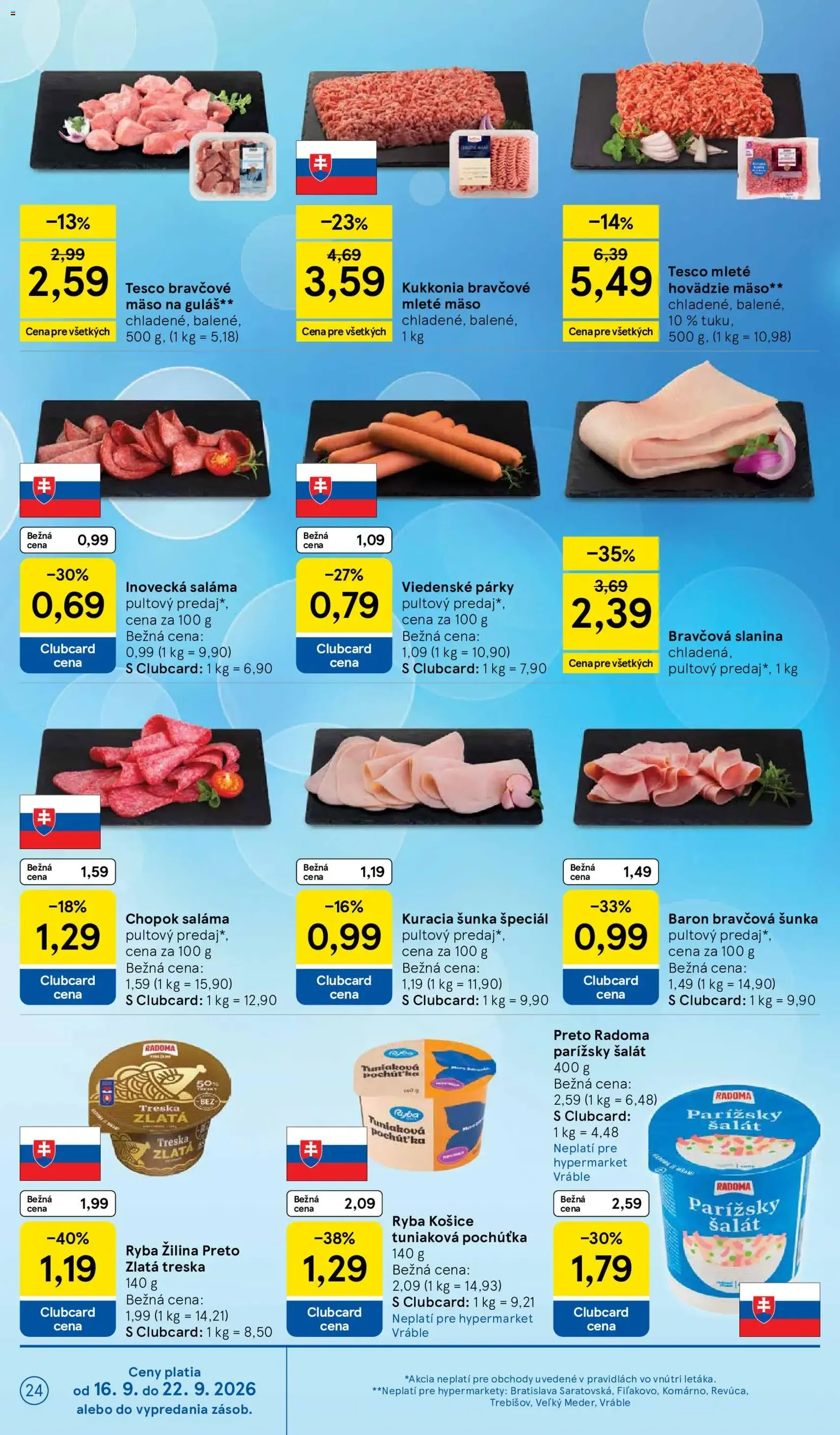 Tesco Hypermarket - leták - platný leták od 16.09.2026 strana 24 z 42
