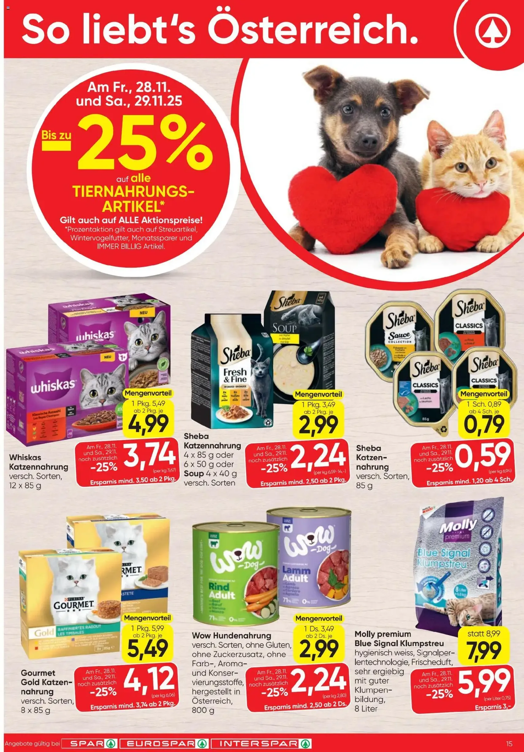 Spar Flugblatt - Gültiger Prospekt ab 27.11.2025, Seite 15 von insgesamt 16