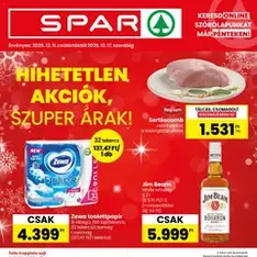 Spar Akciós újság - szórólap előnézete érvényes 2025.12.11. -tól