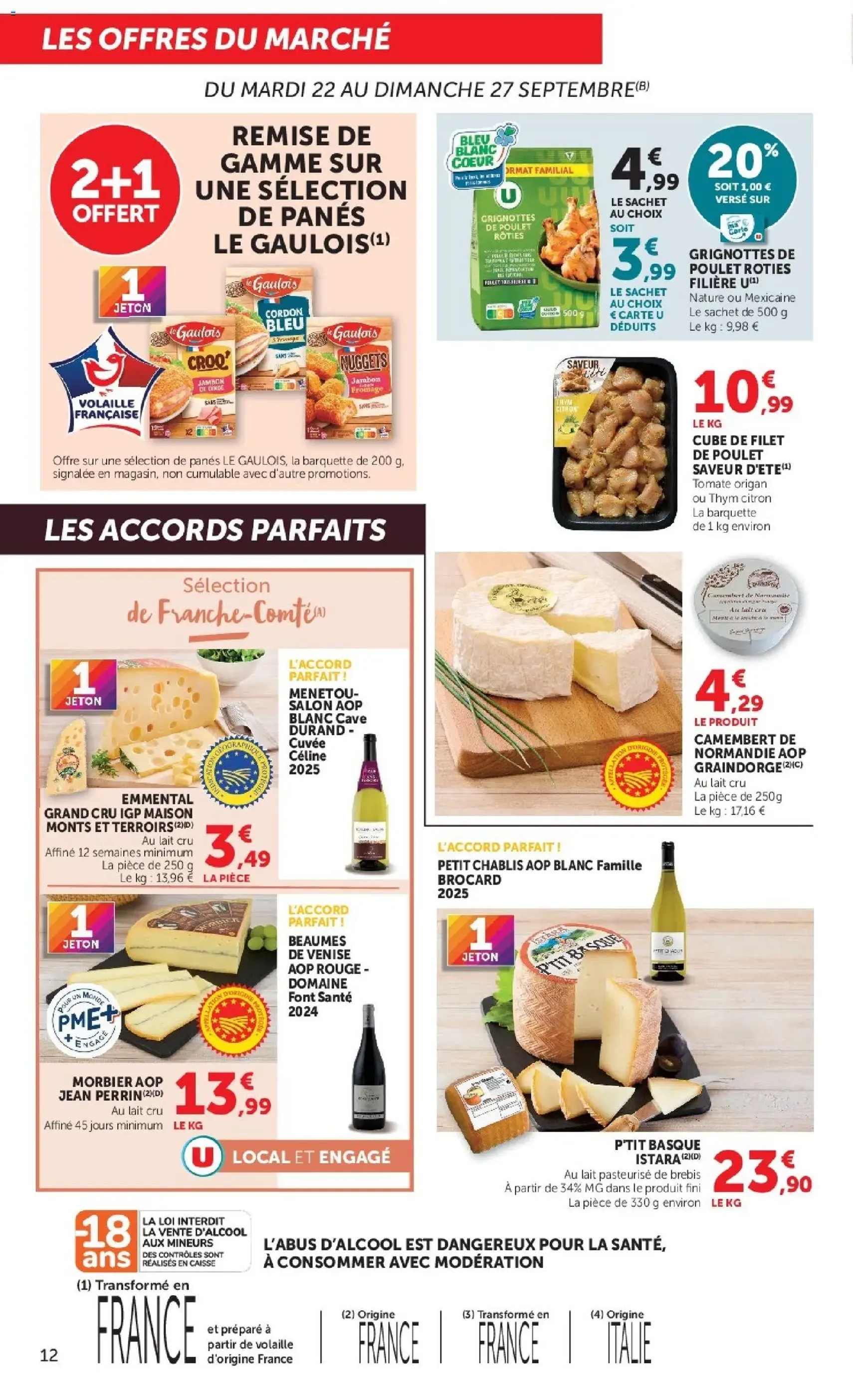 U Express catalogue - brochure valable à partir du 22/09/2026, page 12 sur 20