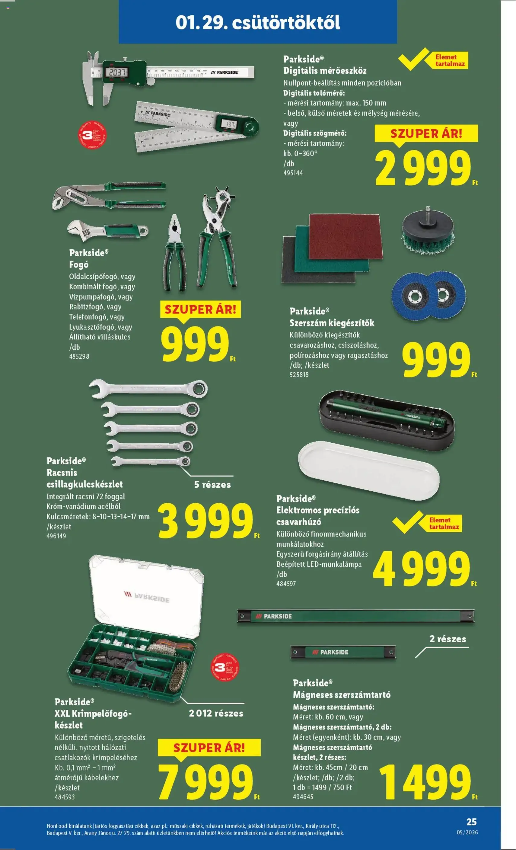 Lidl Akciós újság - 2026.01.29. érvényes szórólap 25 oldal 54 oldalból