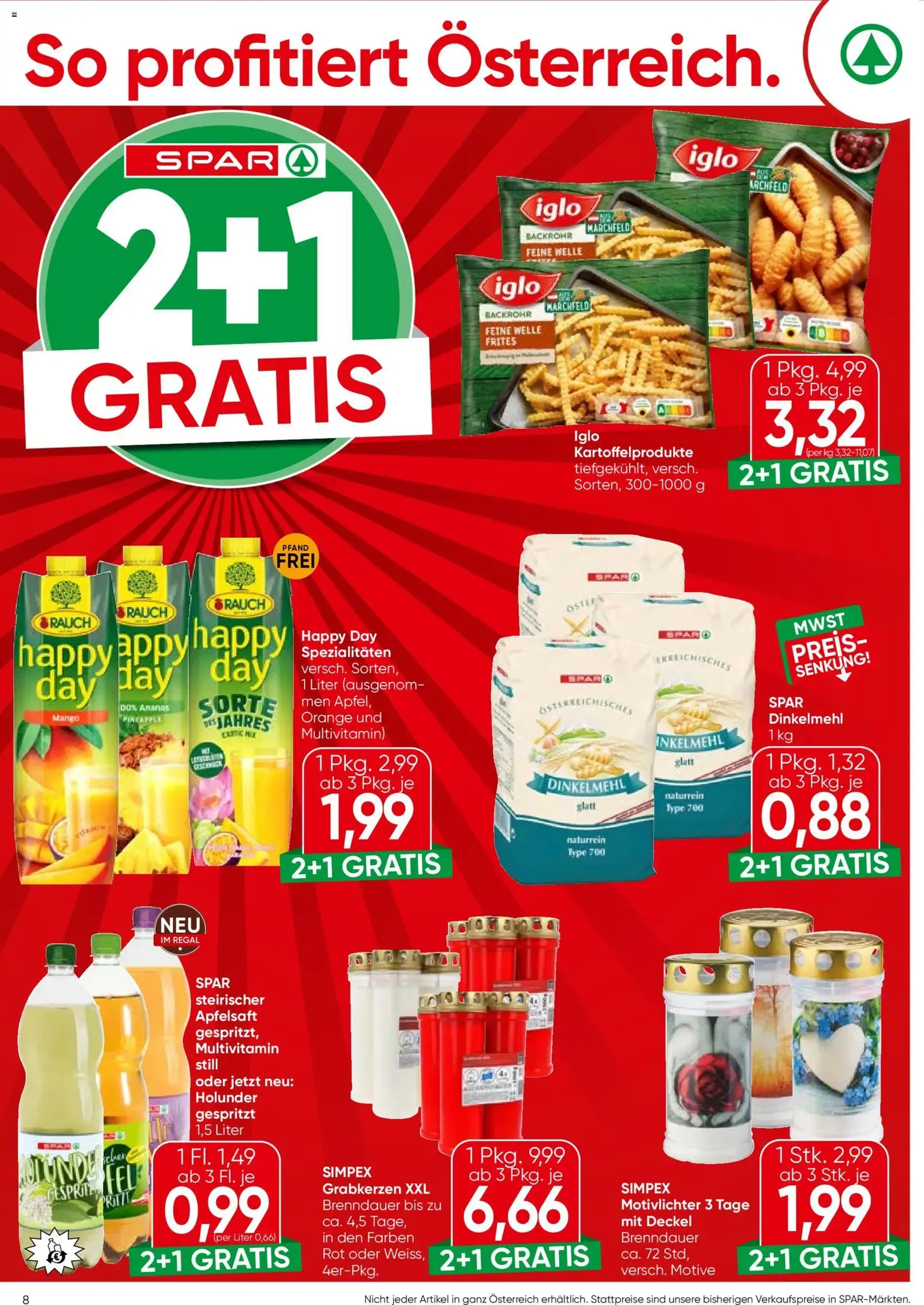Spar Flugblatt - Gültiger Prospekt ab 24.09.2026, Seite 8 von insgesamt 20