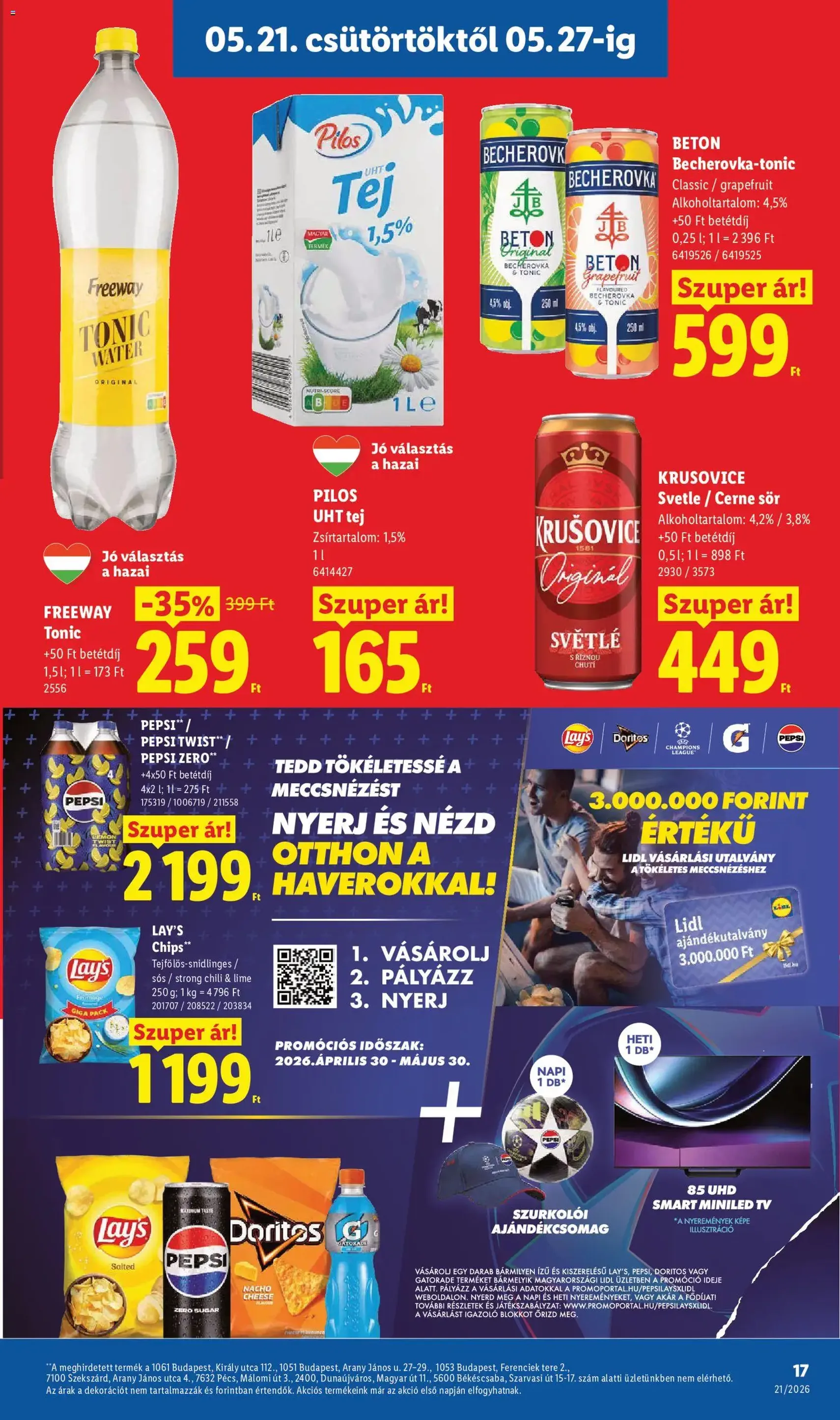 Lidl akciós újság - 2026.05.21. érvényes szórólap 17 oldal 84 oldalból