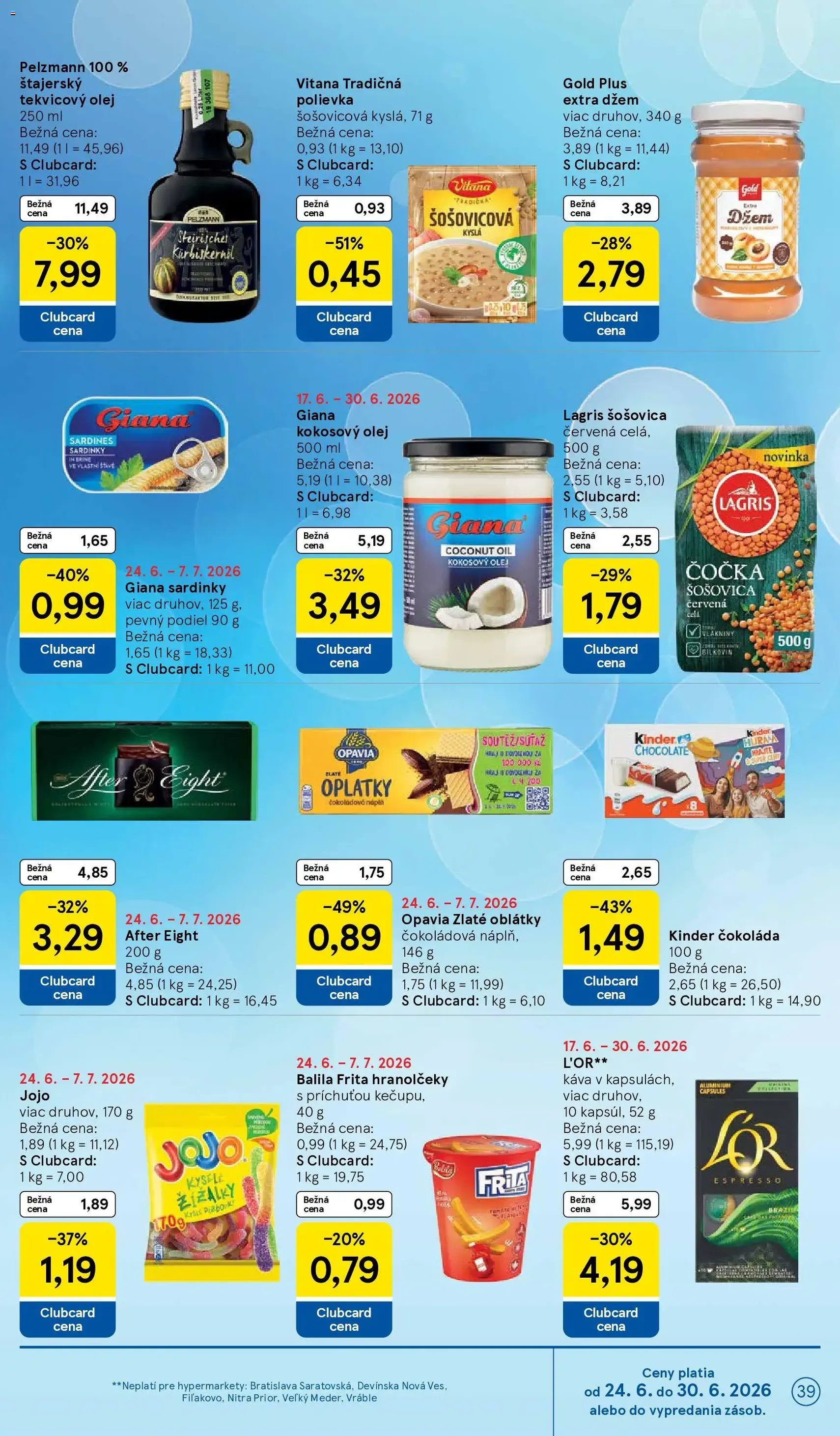 Tesco Hypermarket - leták - platný leták od 24.06.2026 strana 39 z 51