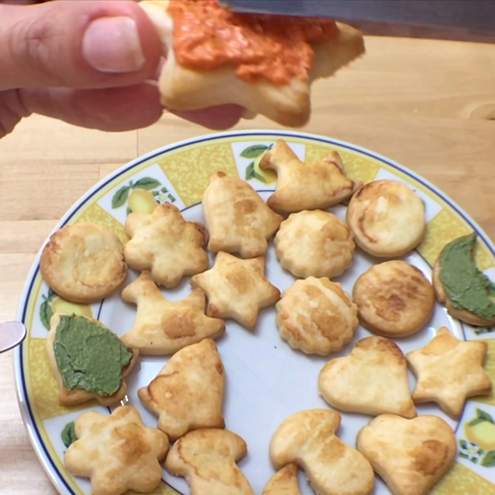 Antipasti di natale senza glutine - procedimento 1