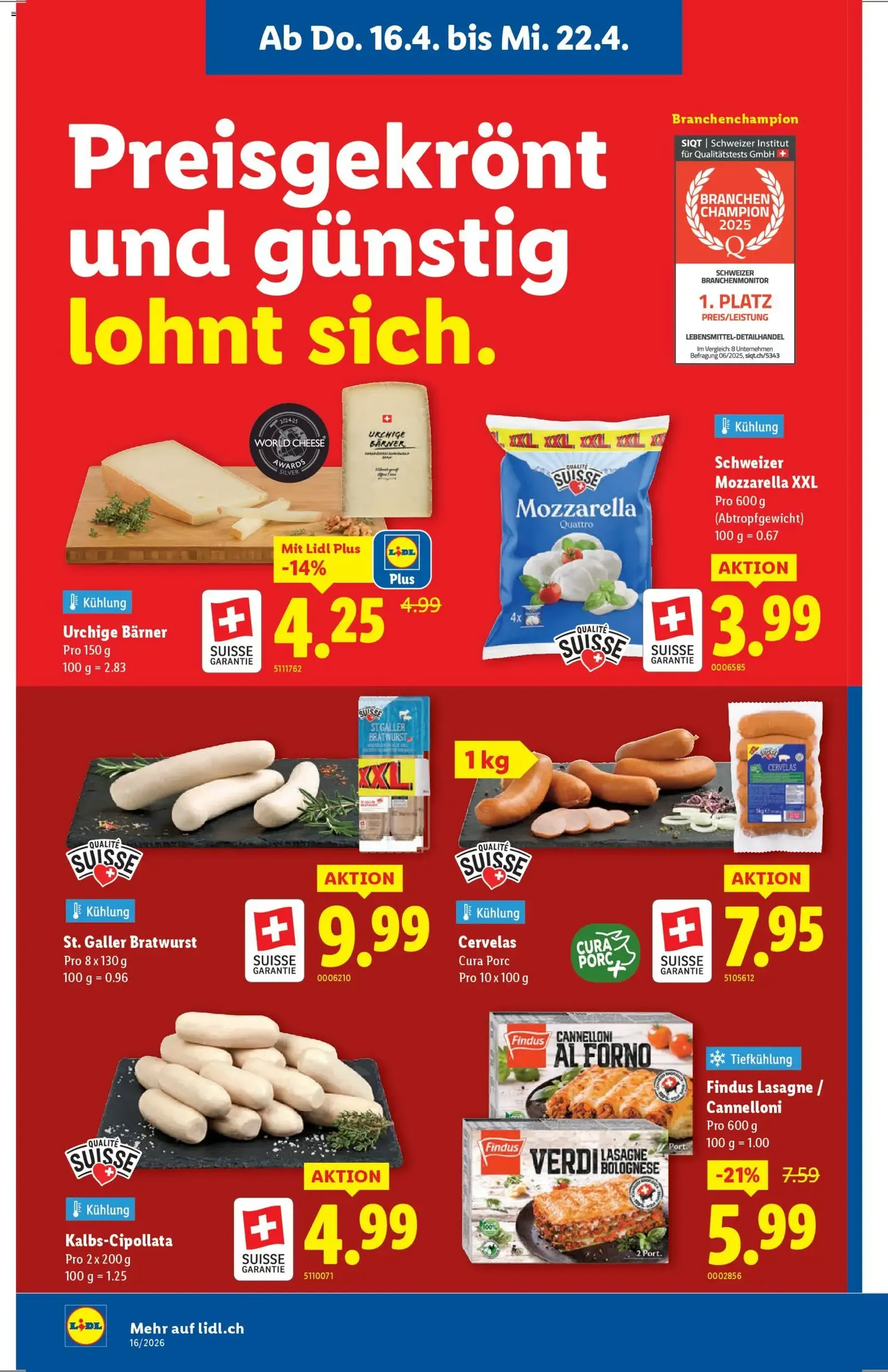 Lidl aktionen - Gültiger Prospekt ab 16.04.2026, Seite 8 von insgesamt 32