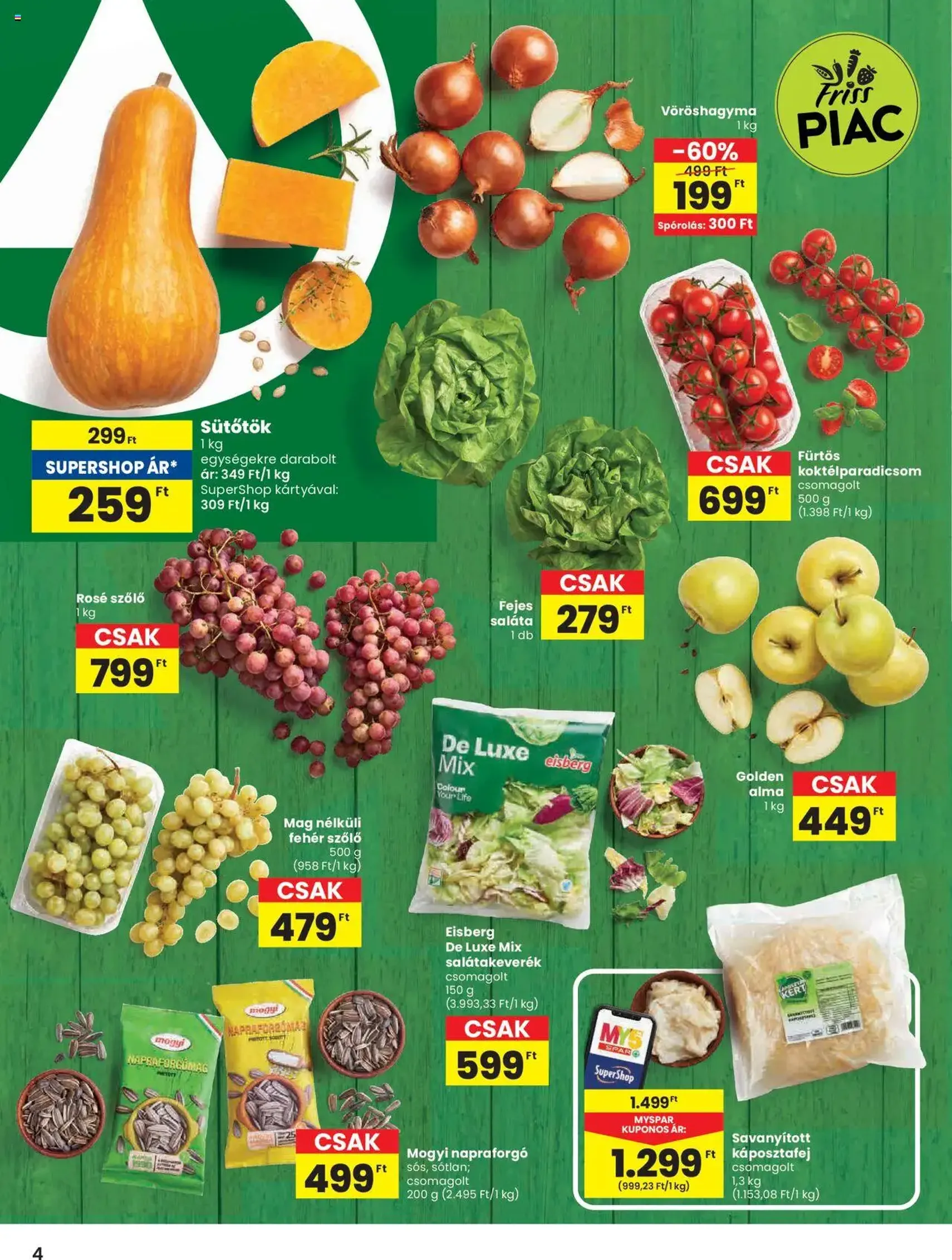 Spar Akciós újság - 2025.10.09. érvényes szórólap 4 oldal 20 oldalból