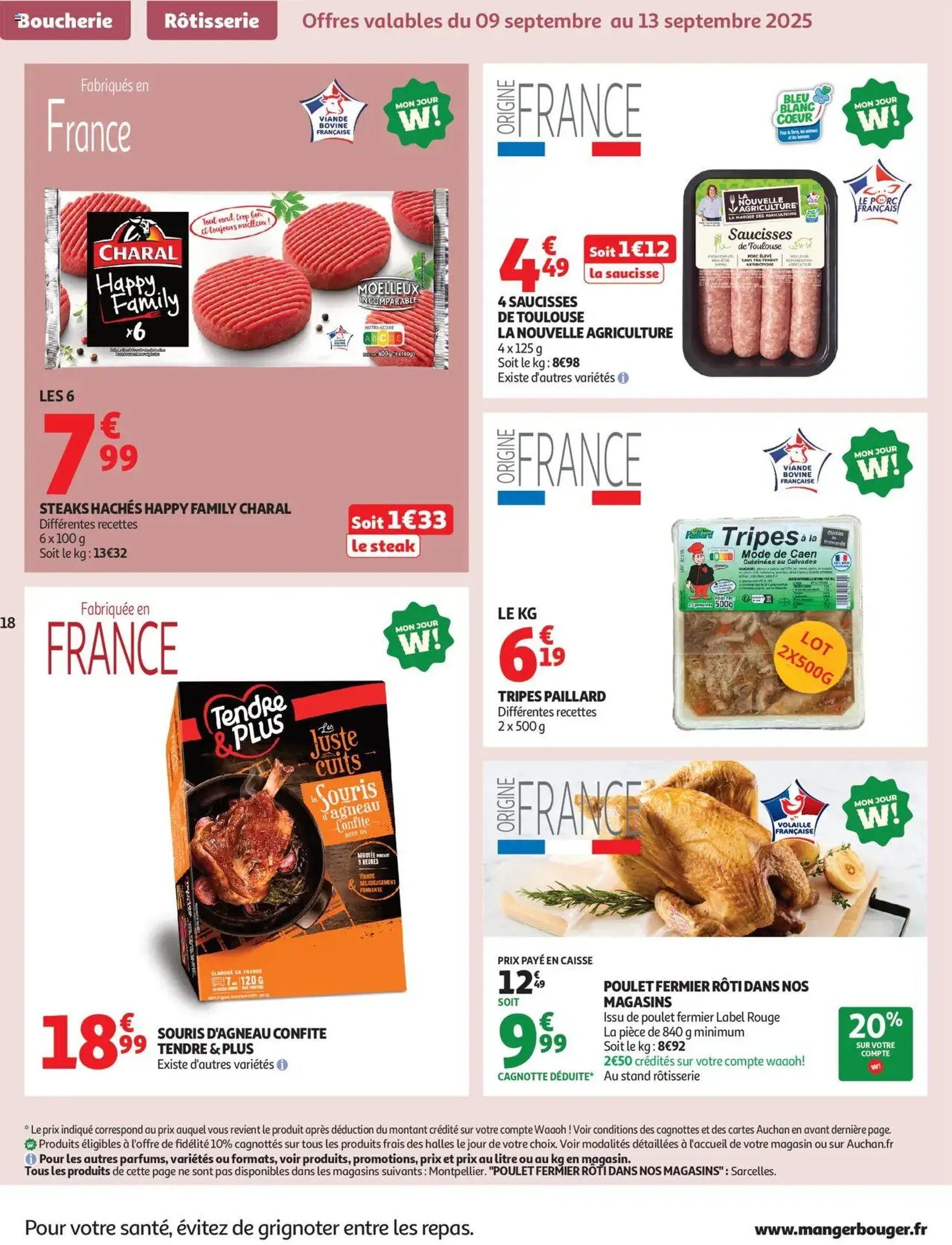 Auchan prospectus - brochure valable à partir du 09/09/2025, page 18 sur 60 Auchan prospectus - brochure valable à partir du 09/09/2025, page 18 sur 60