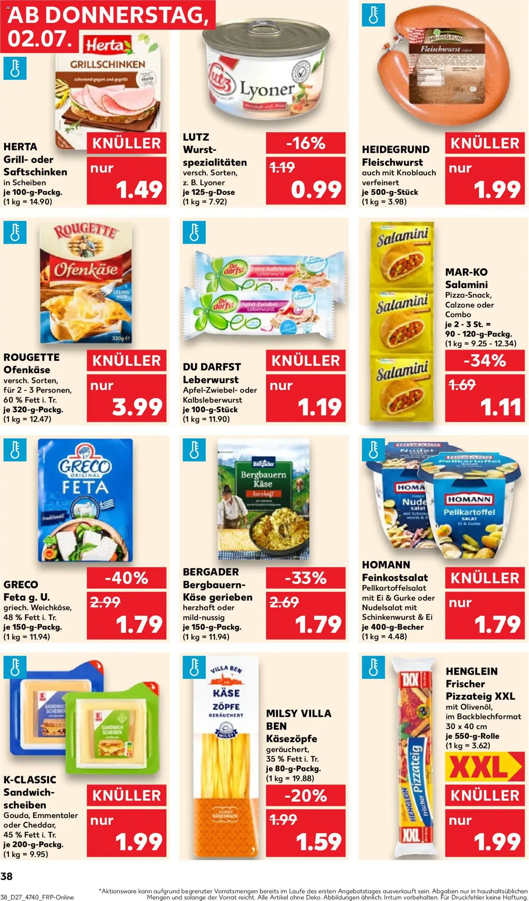 Kaufland DE folder - - geldige folder vanaf 02-07-2026 pagina 38 van 64